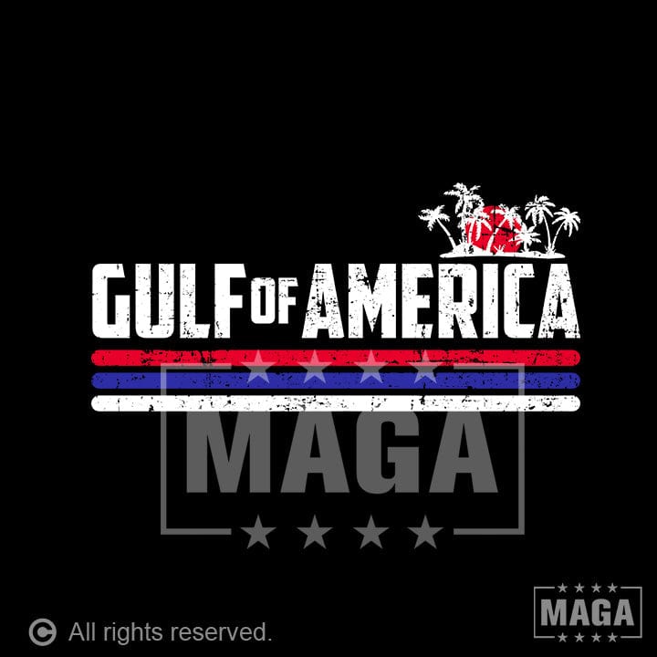 Gulf of America Vintage maga trump