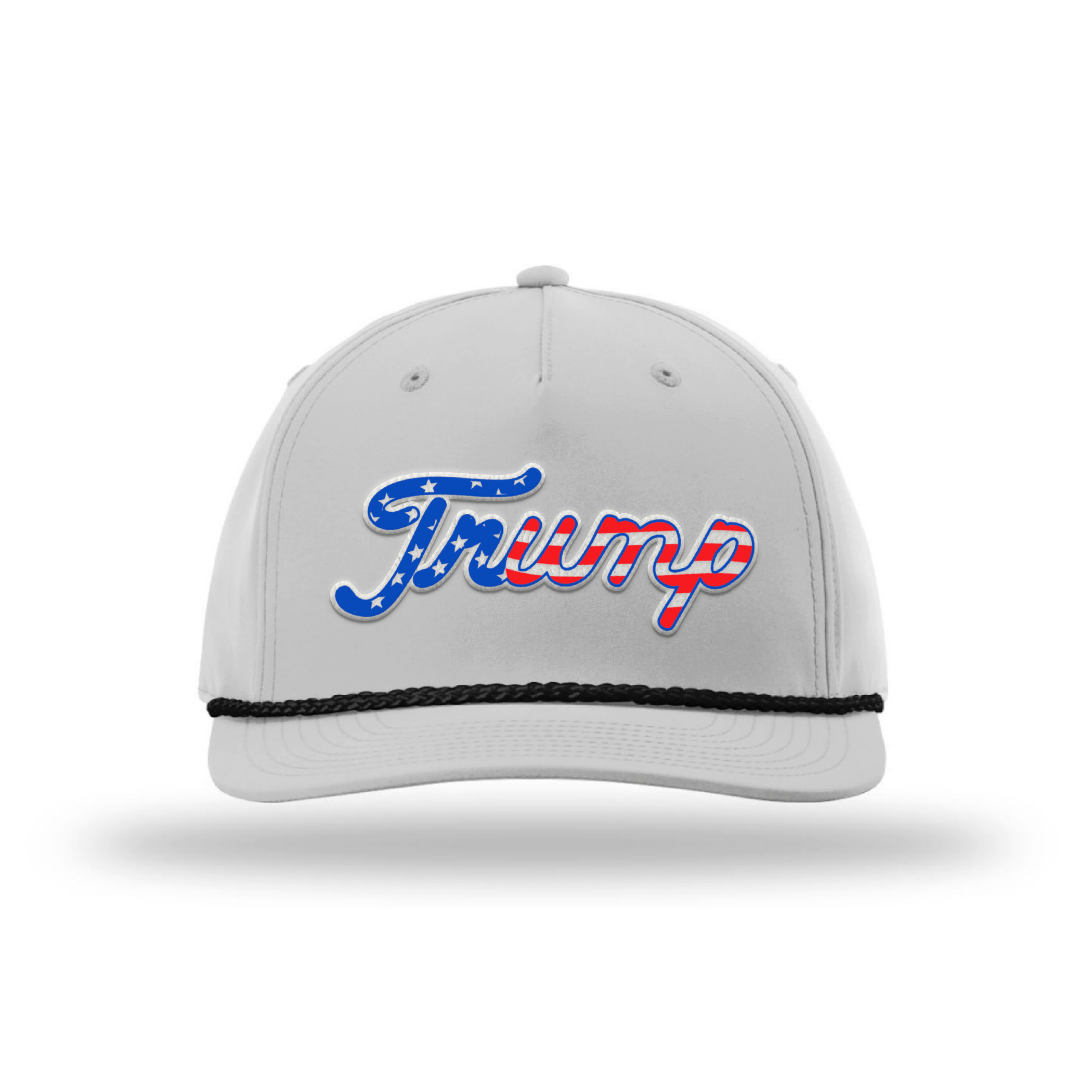 Heather Gray/Black Trump Patriot Rope Hat maga trump