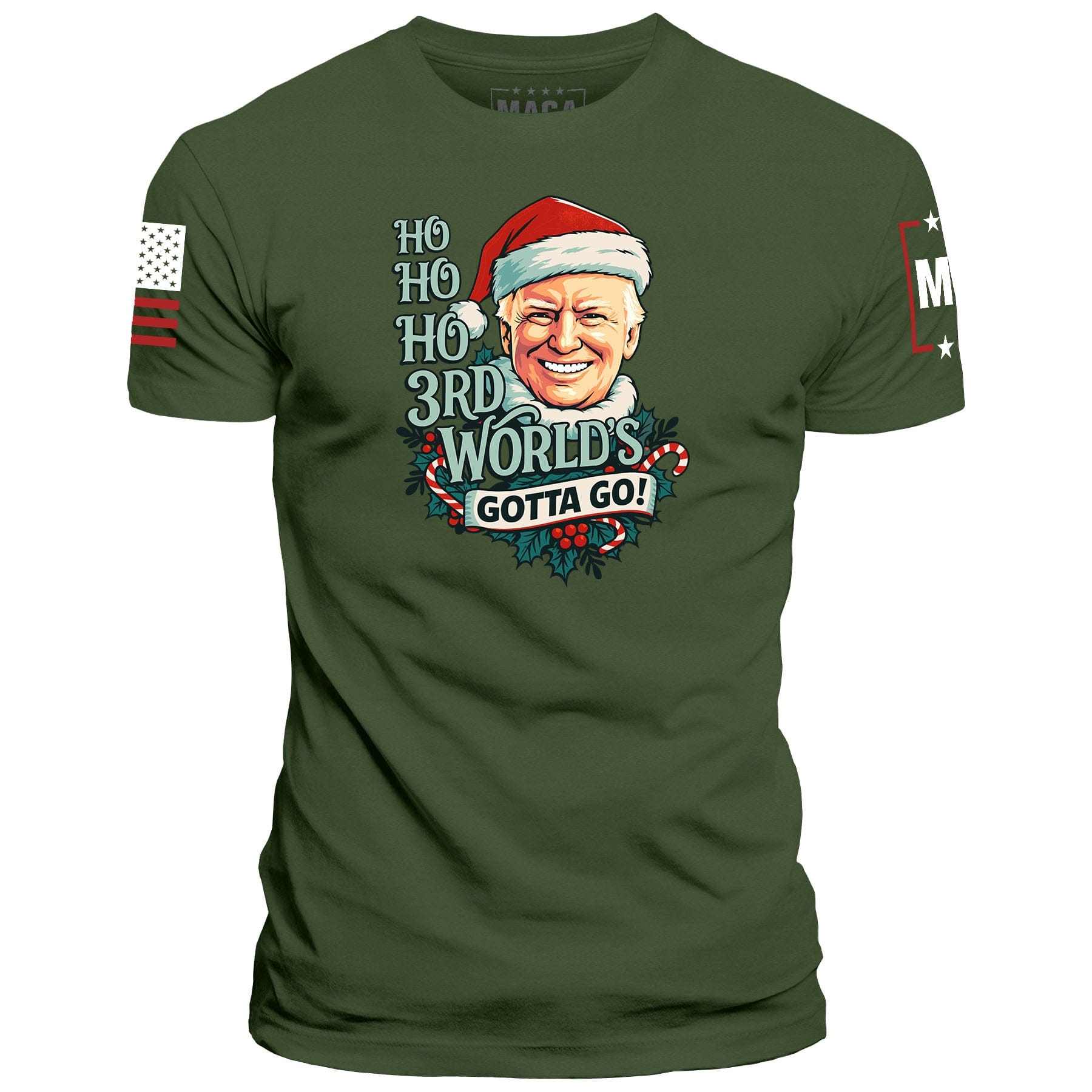 Ho Ho Ho 3rd World's Gotta Go maga trump