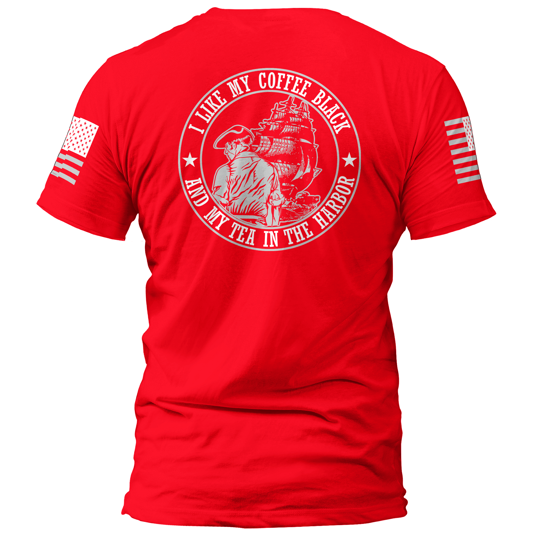 I Like My Coffee Black and Tea in the Harbor with Ship maga trump