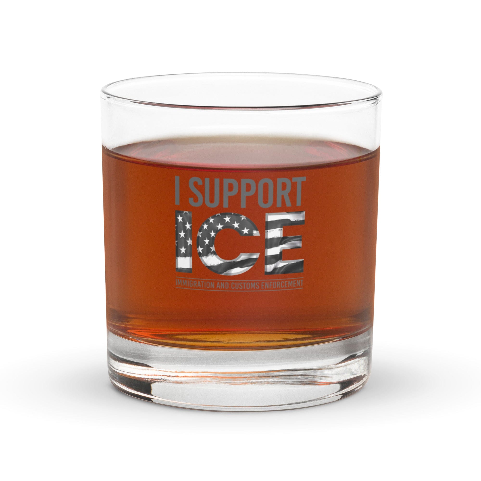 I Support Ice Rocks Glass maga trump