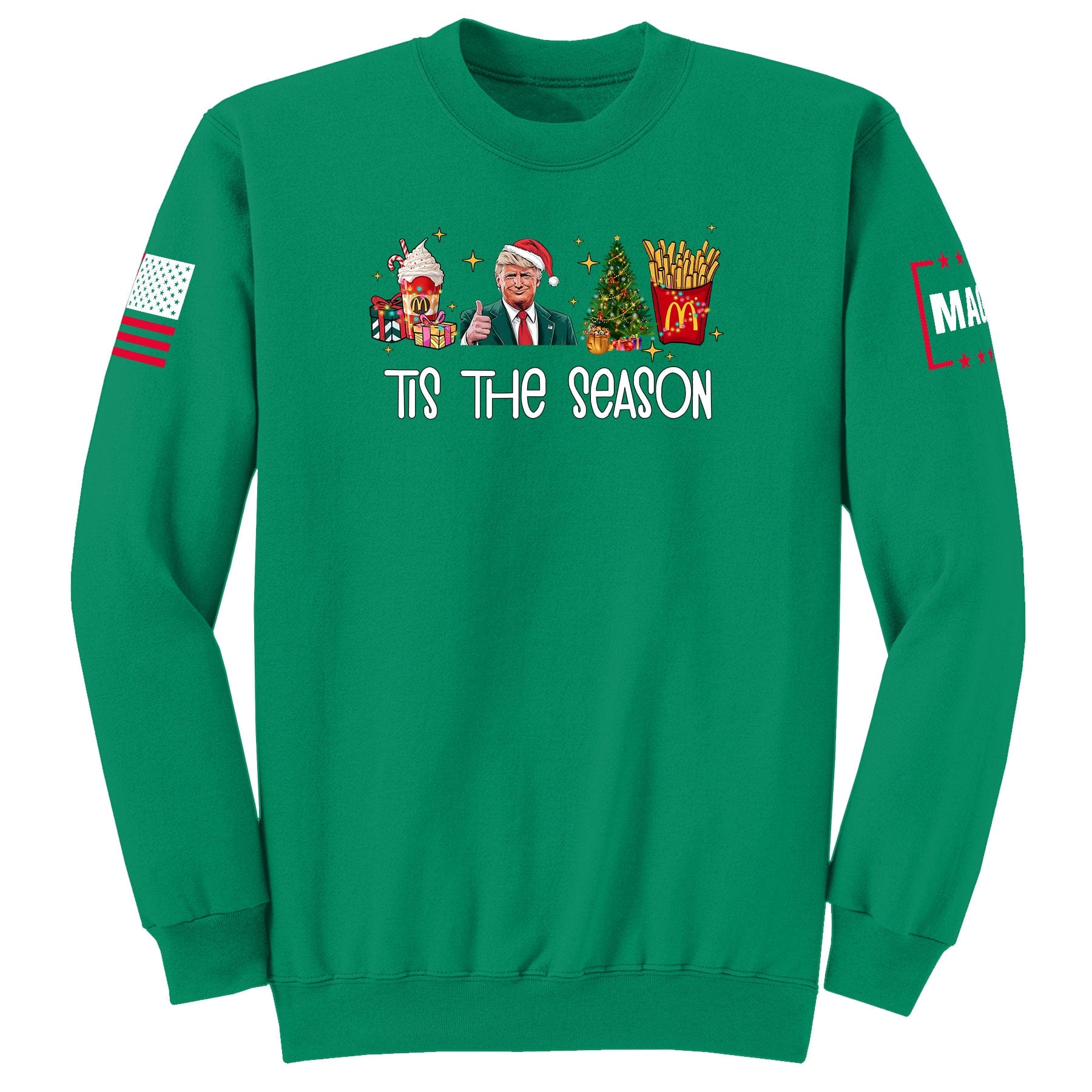 Kelly / S Tis the season Sweatshirt maga trump