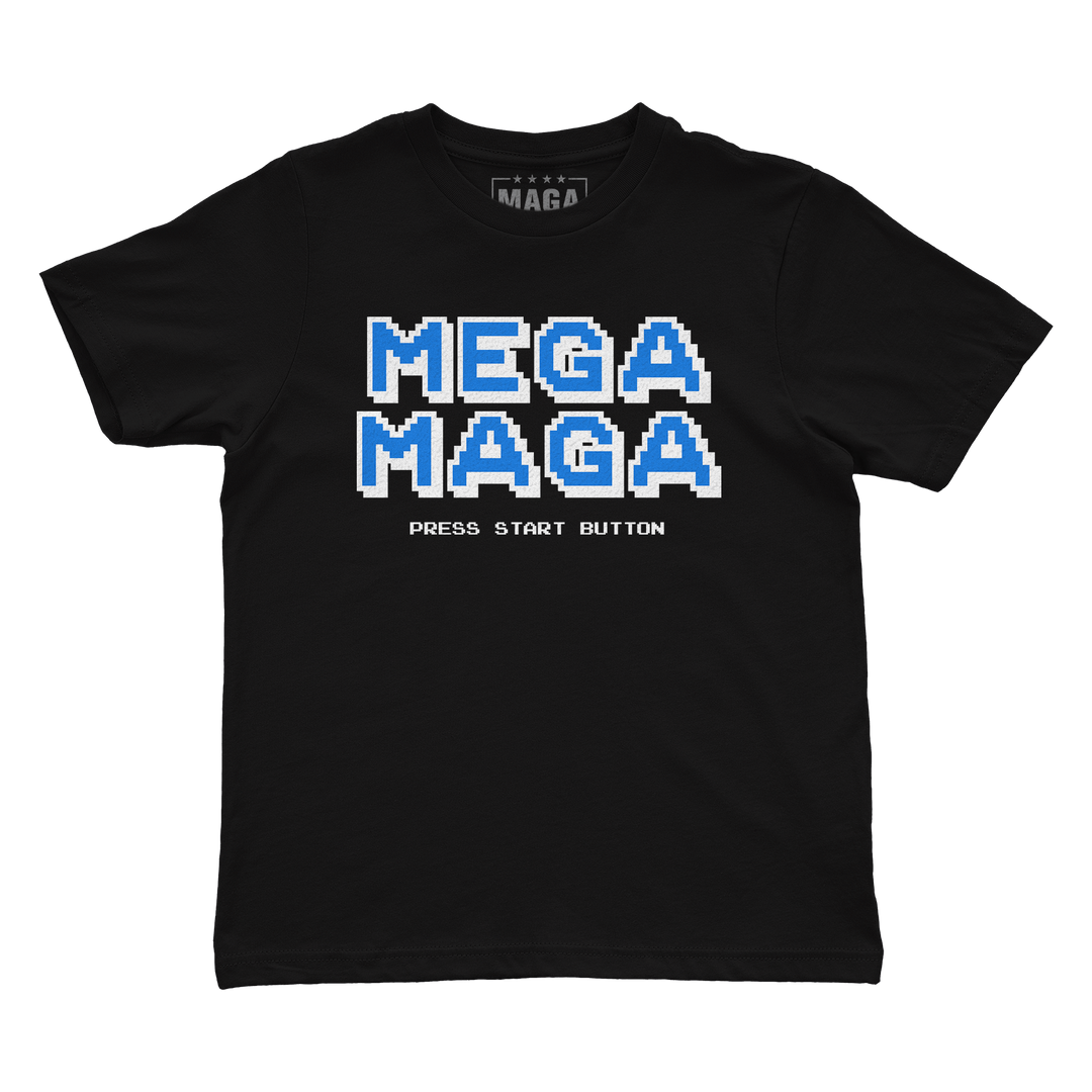 Kids Shirt / Black / Youth XS Mega MAGA Kids Tee maga trump