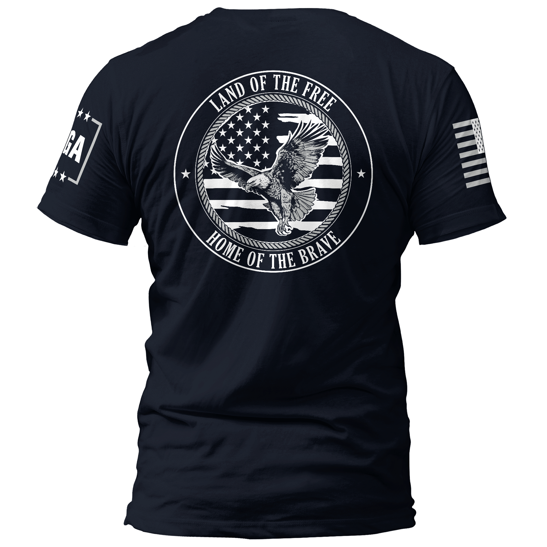 Land of the Free Home of the Brave Eagle maga trump