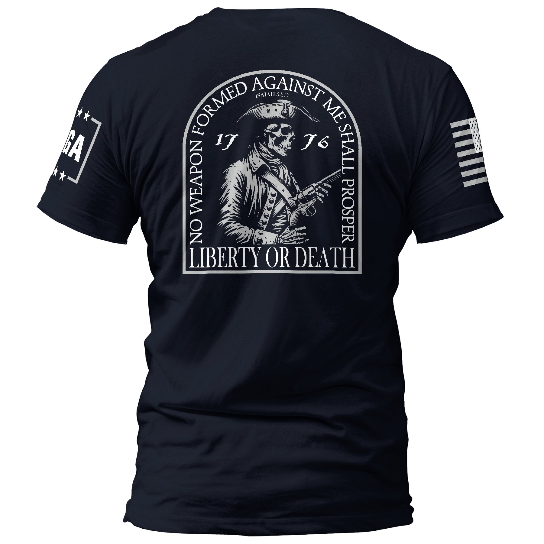 Liberty or Death Skull Patriot maga trump
