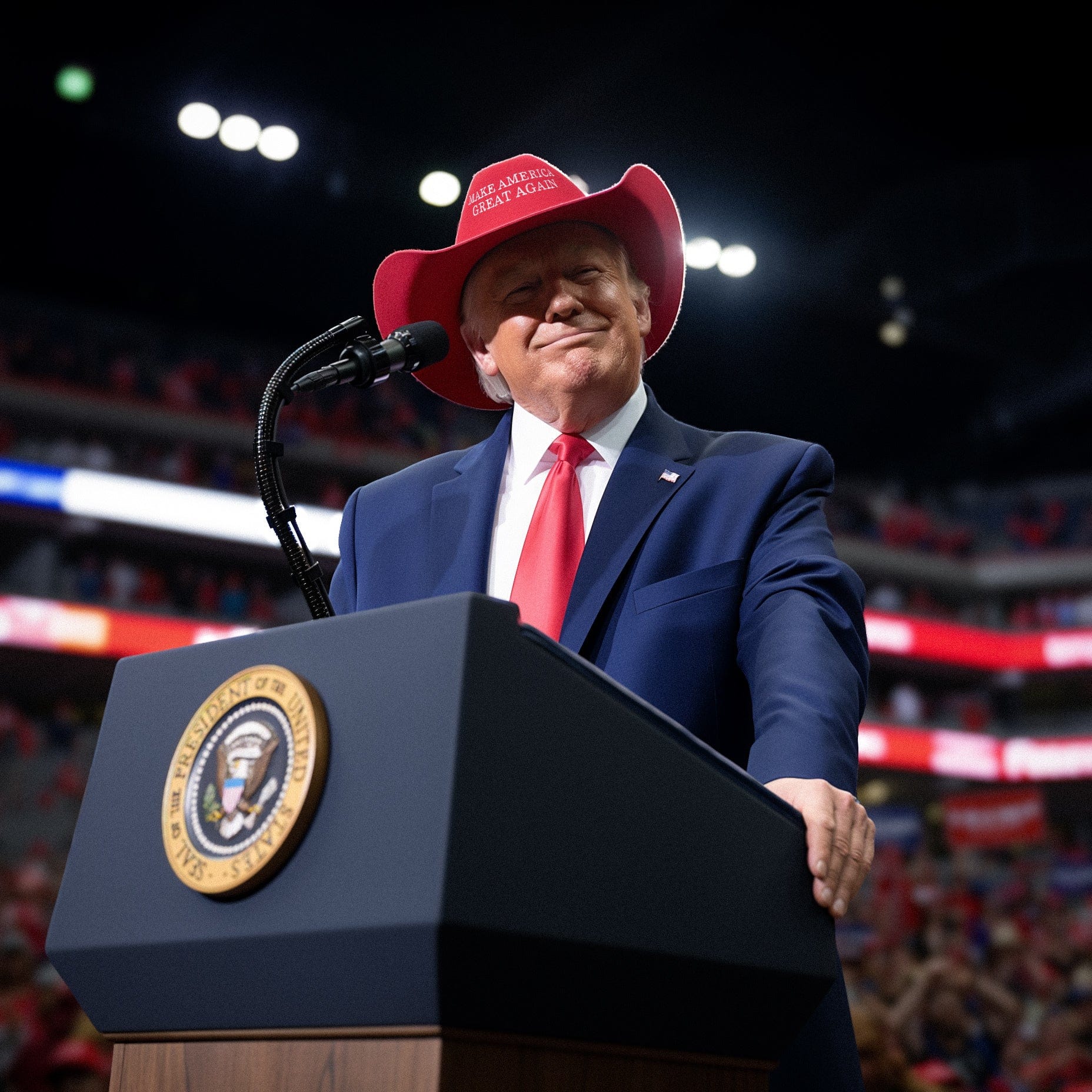 MAGA Cowboy Hat maga trump