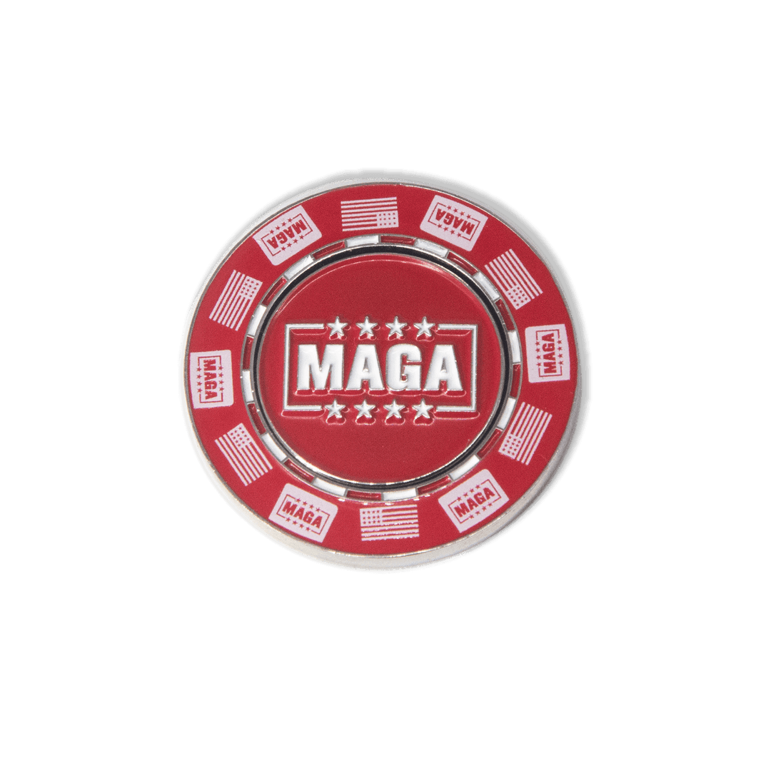 MAGA Golf Ball Marker Poker Chip maga trump
