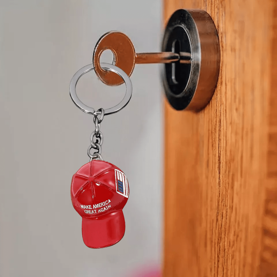 MAGA Hat Keychain maga trump