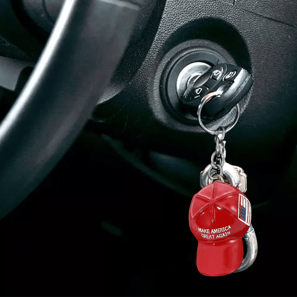 MAGA Hat Keychain maga trump