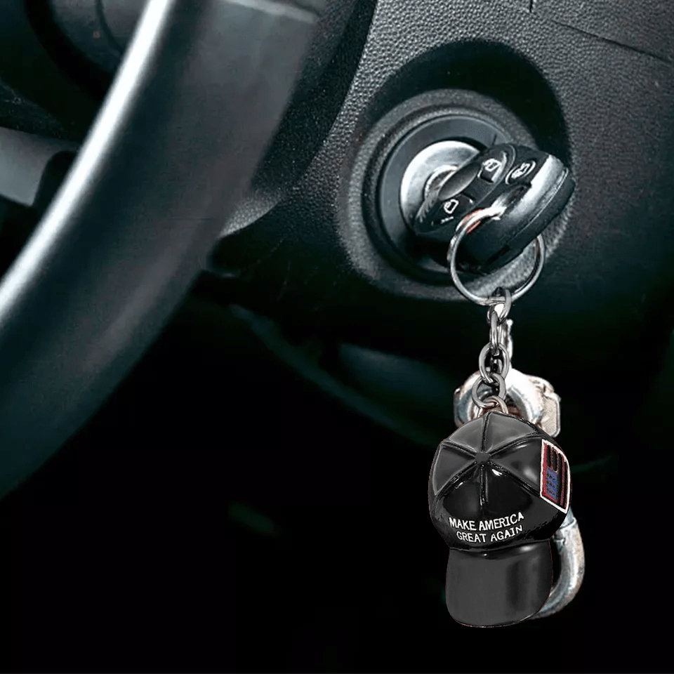 MAGA Hat Keychain maga trump