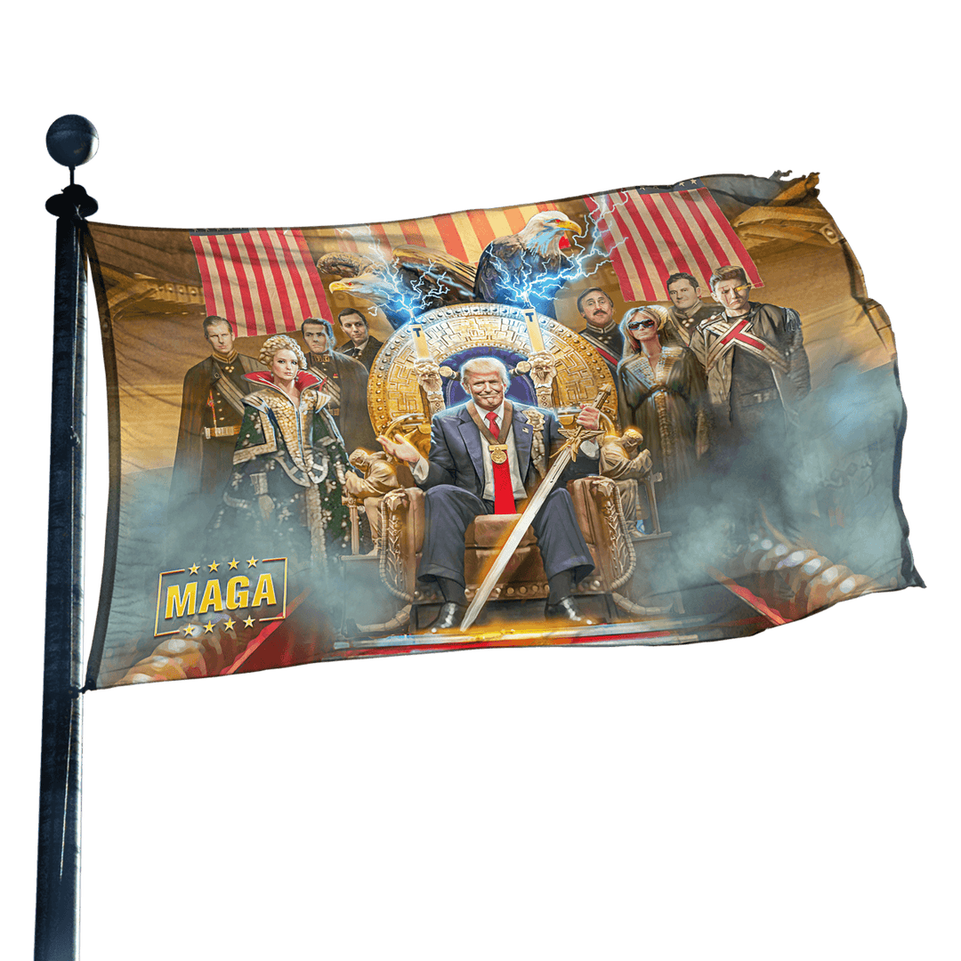 MAGA King Flag - Double Sided maga trump