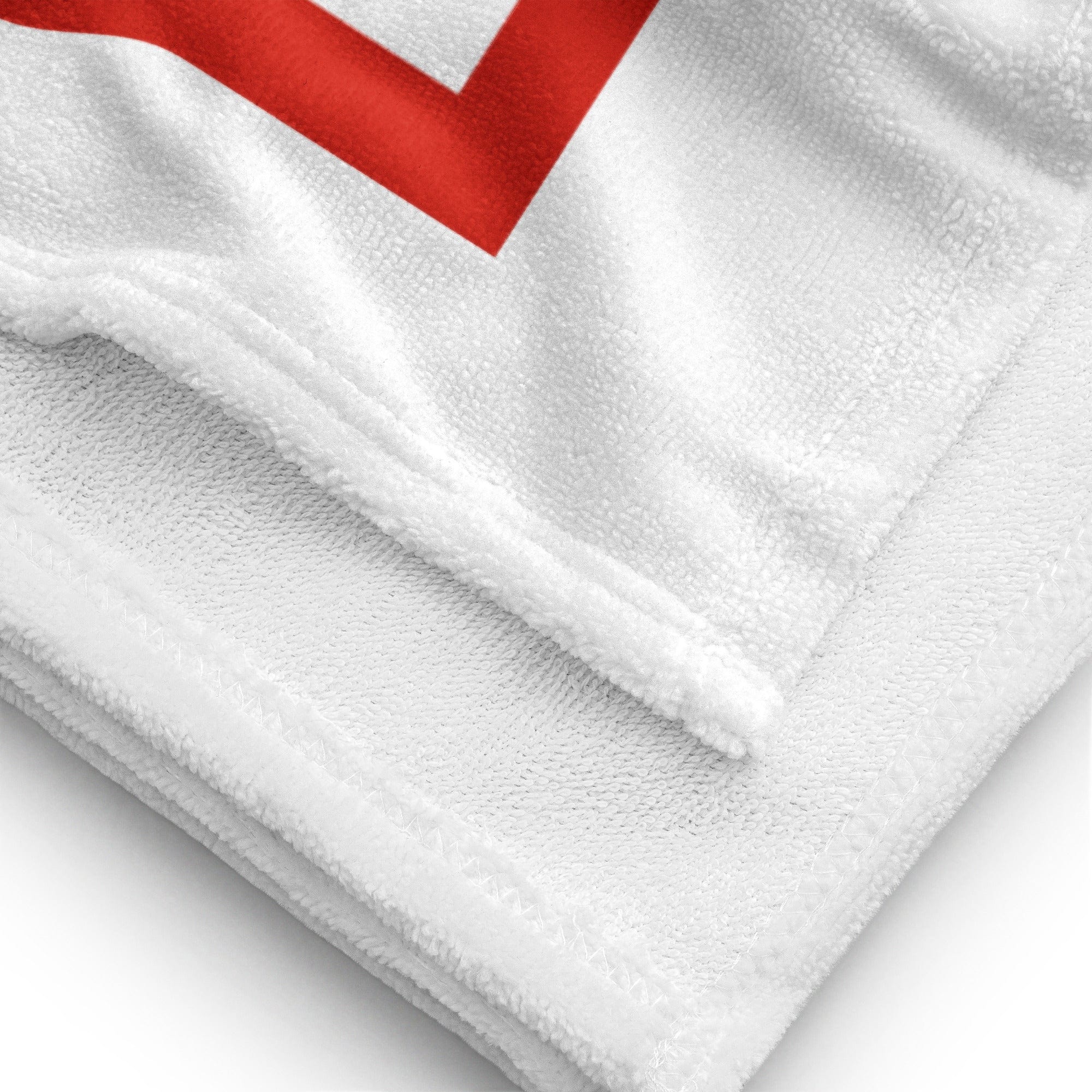 MAGA Logo (White) Beach Towel maga trump