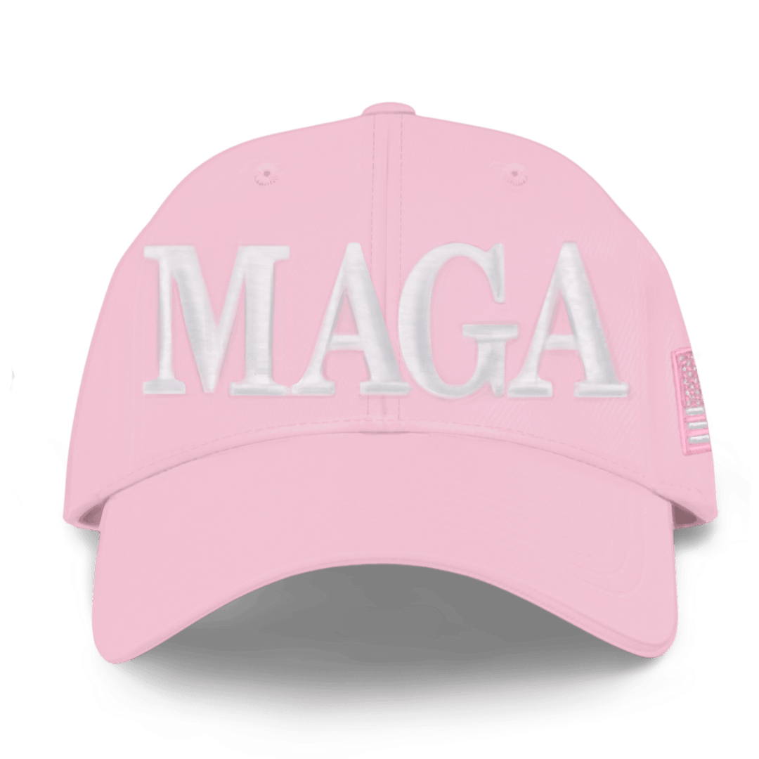 MAGA Pink Buckle Back Hat maga trump