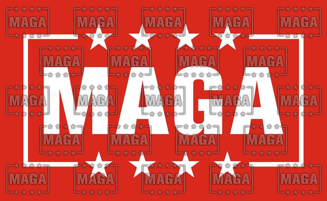 MAGA Red Flag - Double Sided maga trump