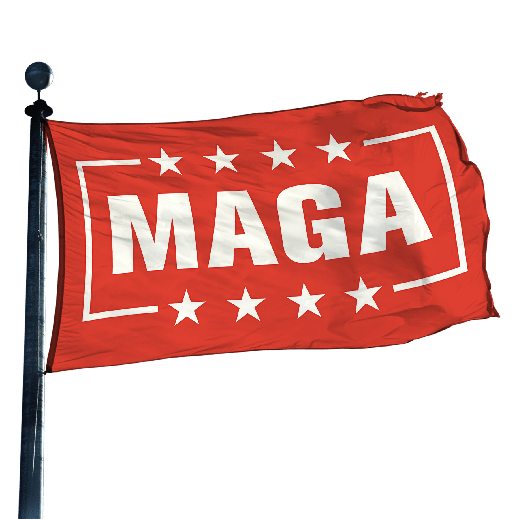 MAGA Red Flag - Double Sided maga trump