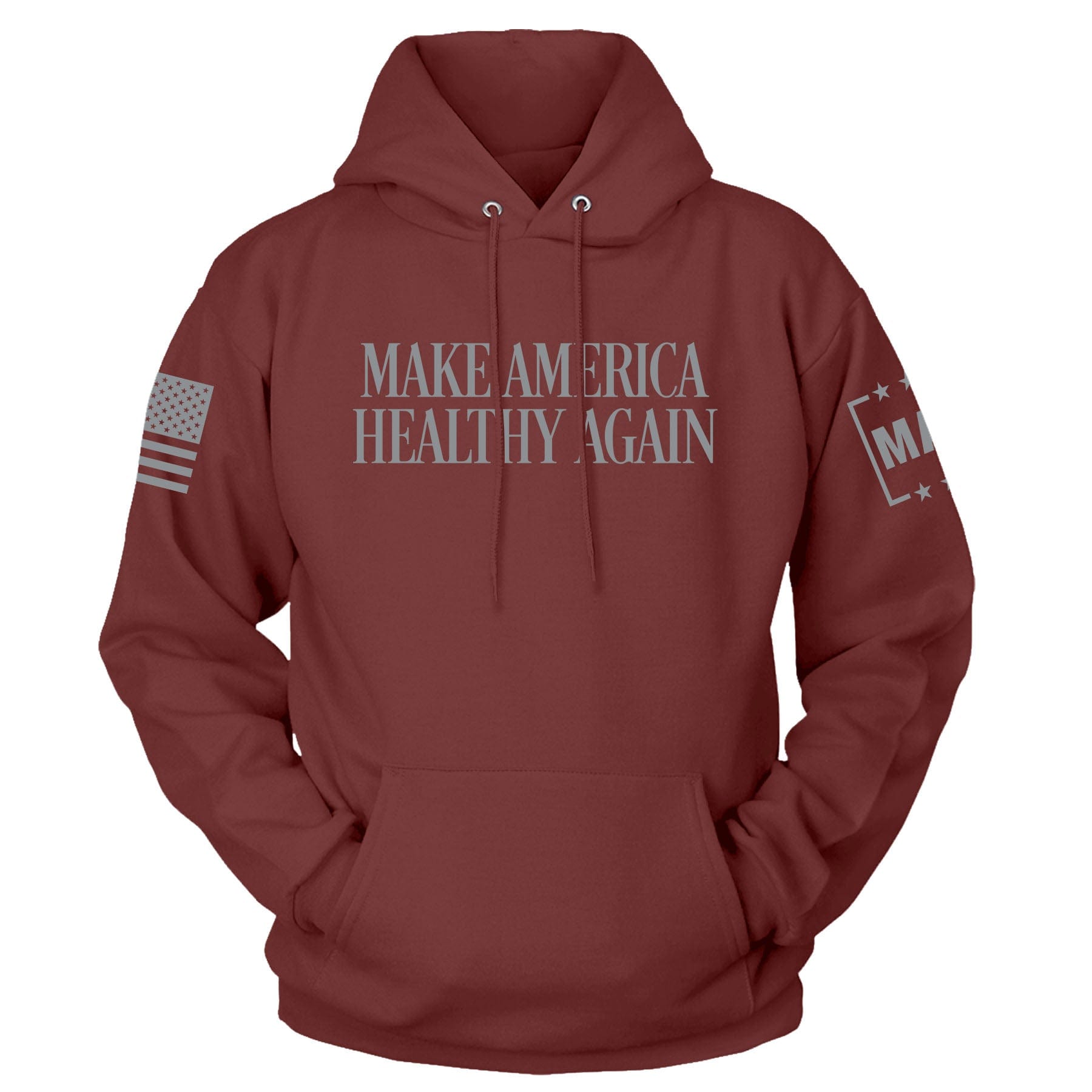 Maroon / S Make America Healthy Again Hoodie | Fall Edition maga trump