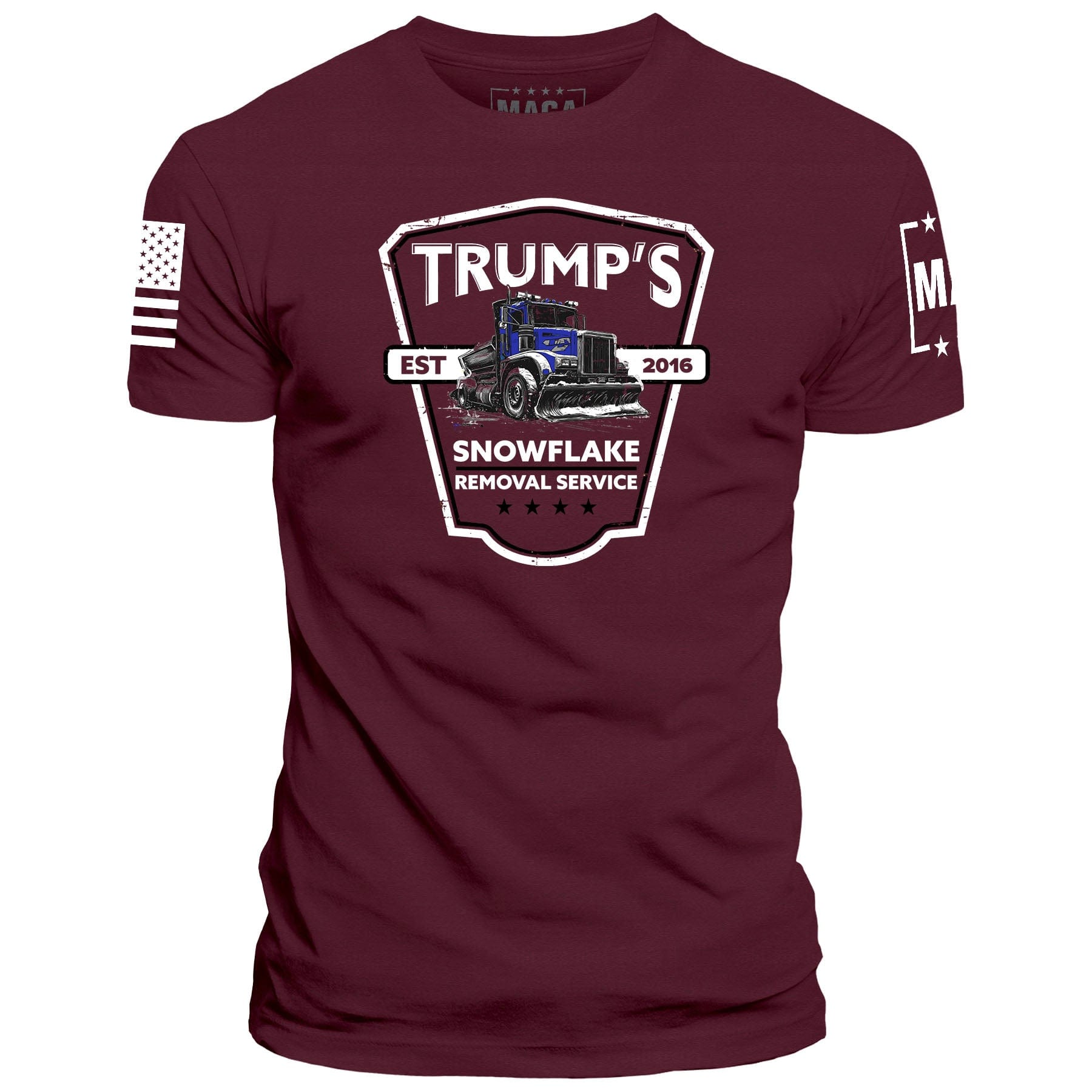 Maroon / S Trump's Snowflake Removal | Fall Edition maga trump
