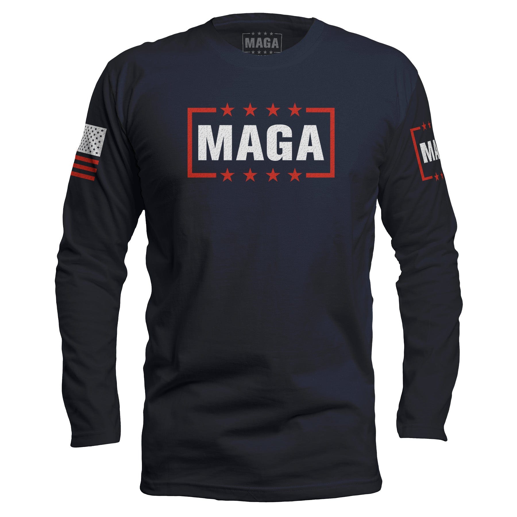 Midnight Navy / S MAGA Logo Long Sleeve maga trump