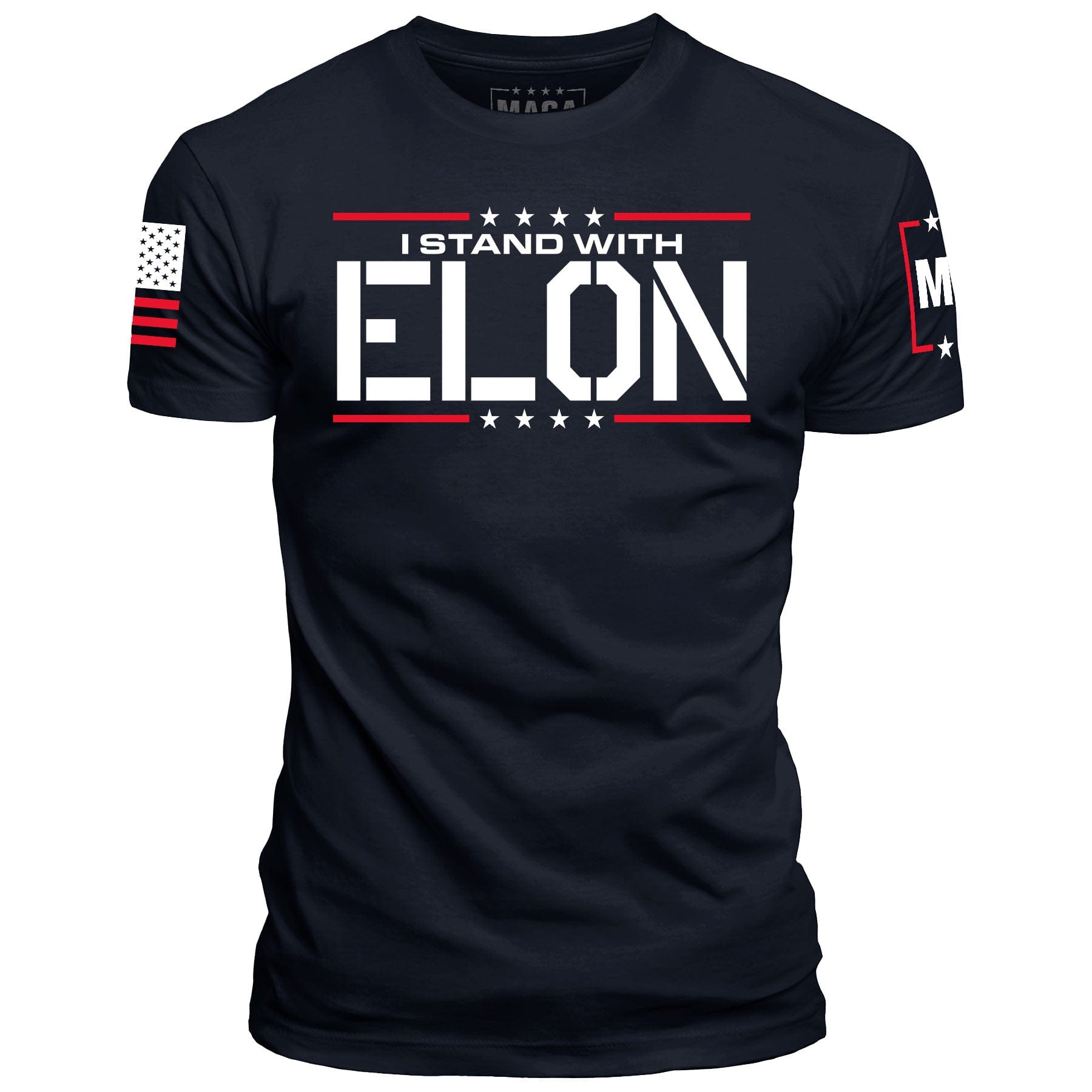 Midnight Navy / XS I Stand With Elon maga trump