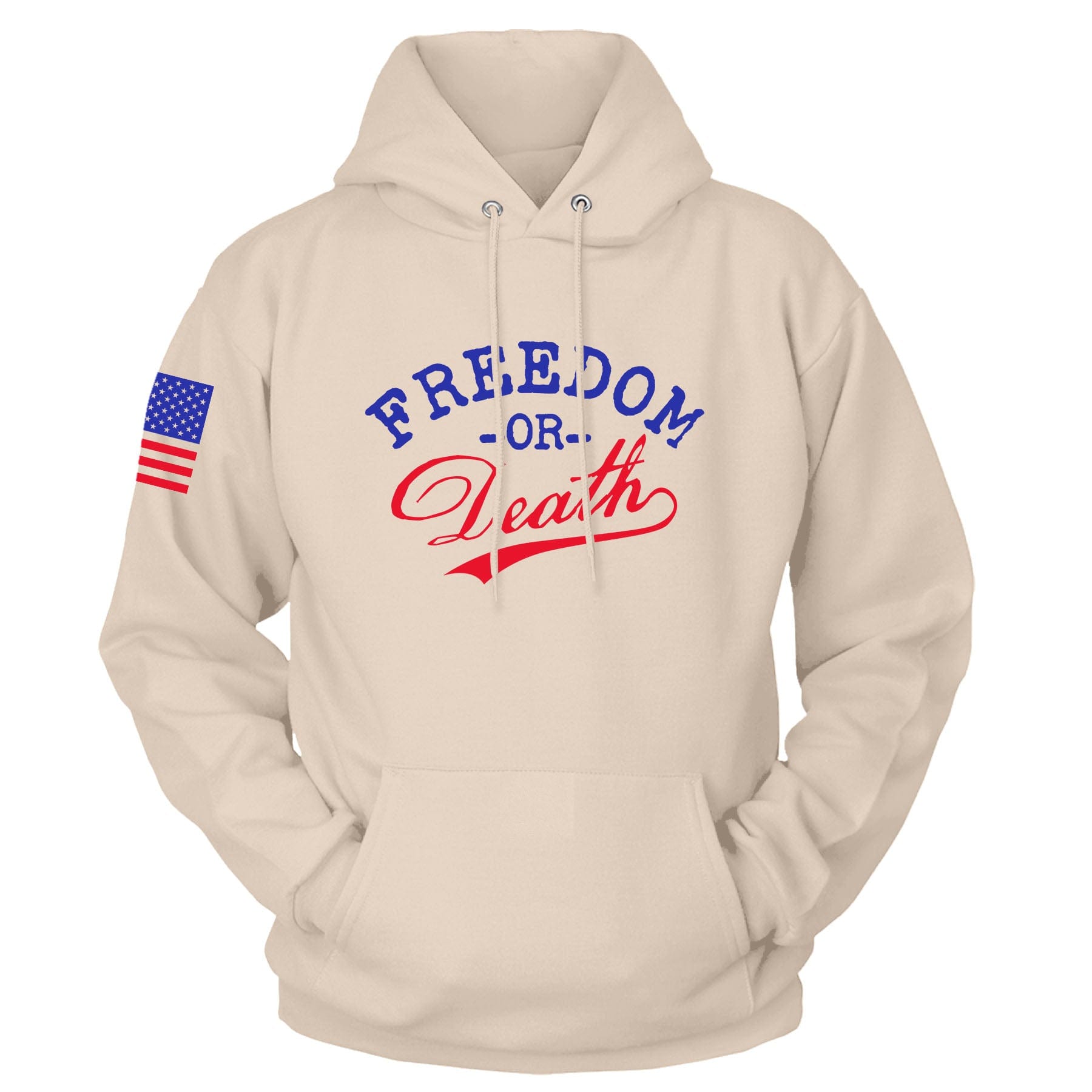 Natural / S Freedom or Death Hoodie | Fall Edition maga trump