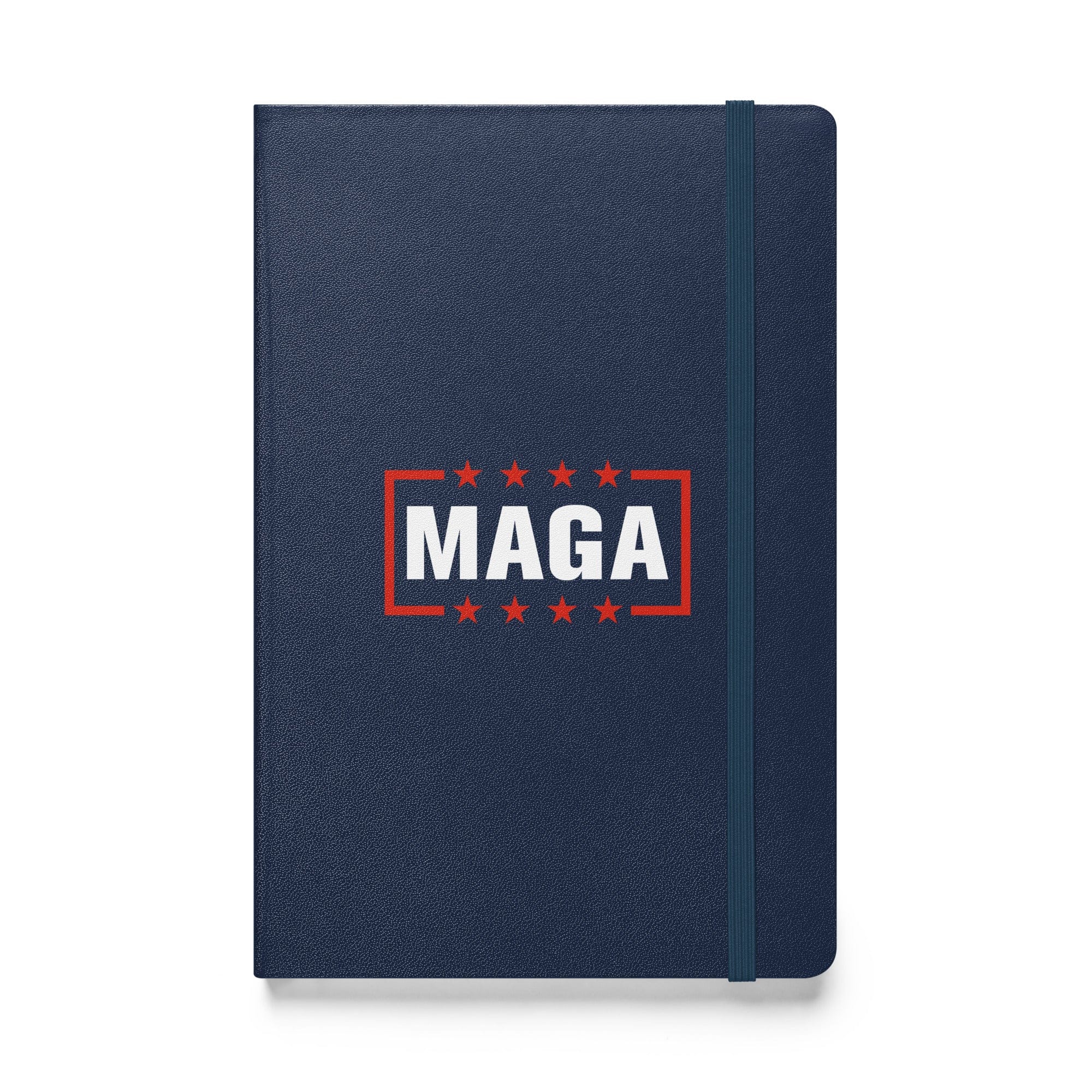Navy MAGA Logo Hardcover Journal maga trump