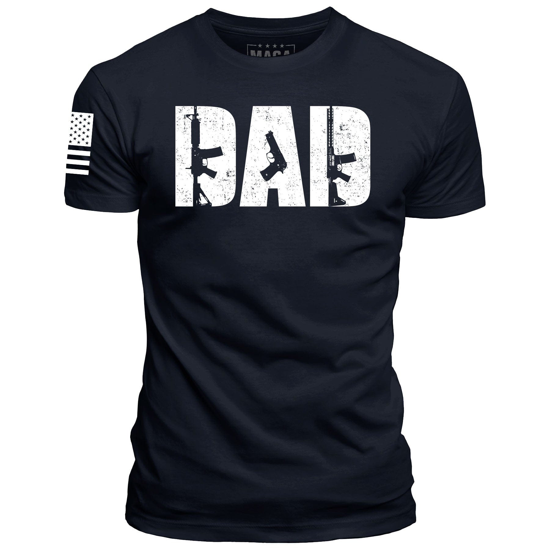 Navy / S Dad Gun maga trump