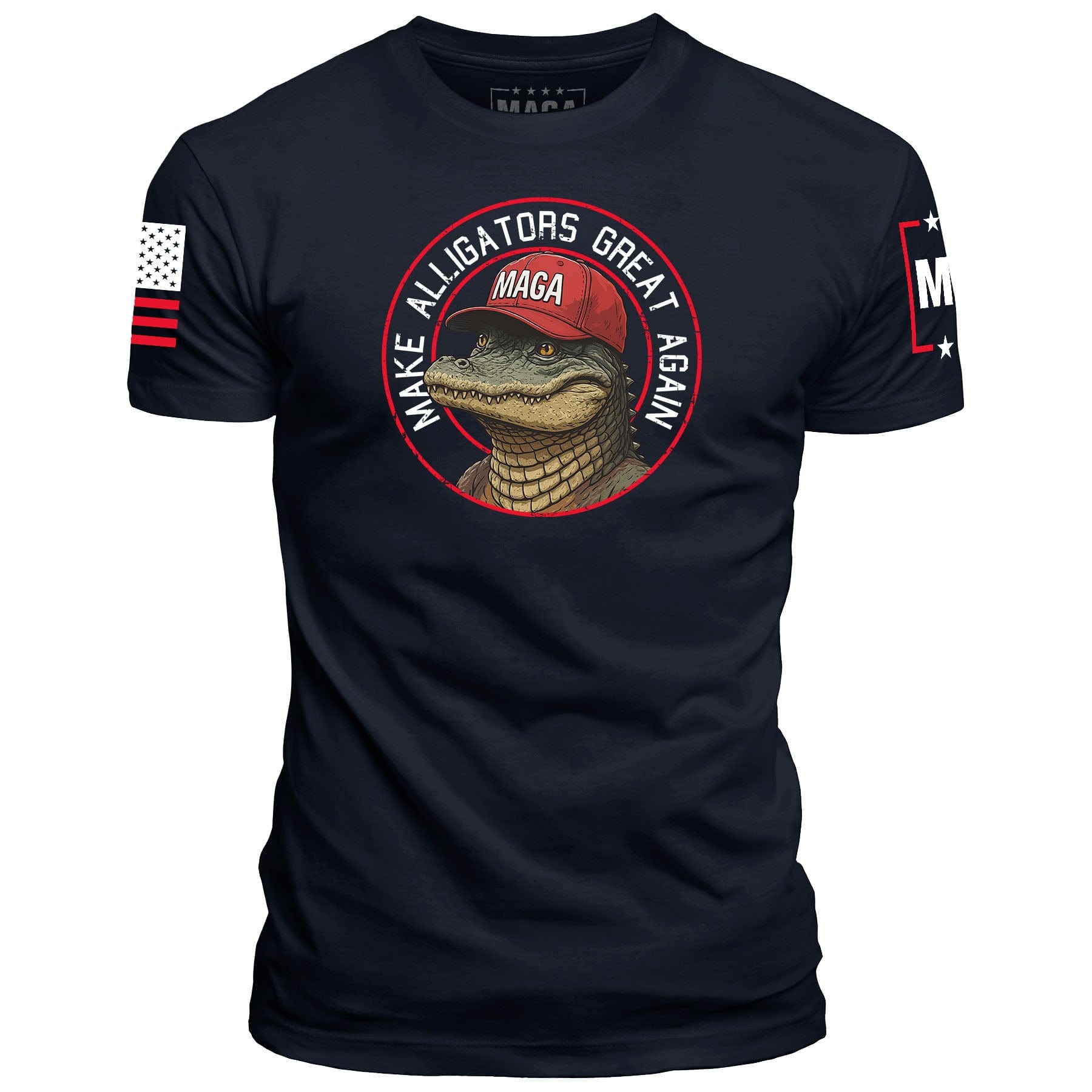 Navy / S Make Alligators Great Again v1 maga trump