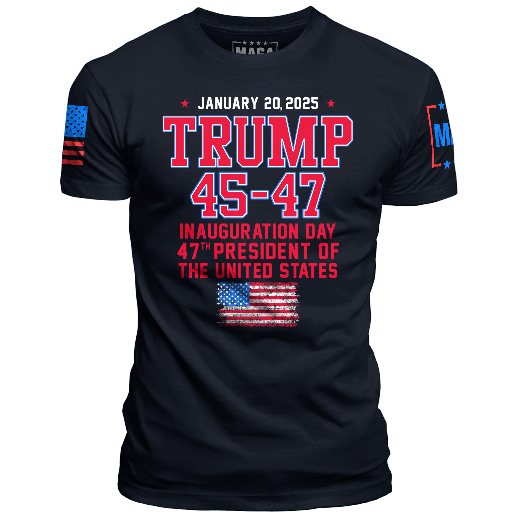 Navy / S TRUMP 45-47 maga trump