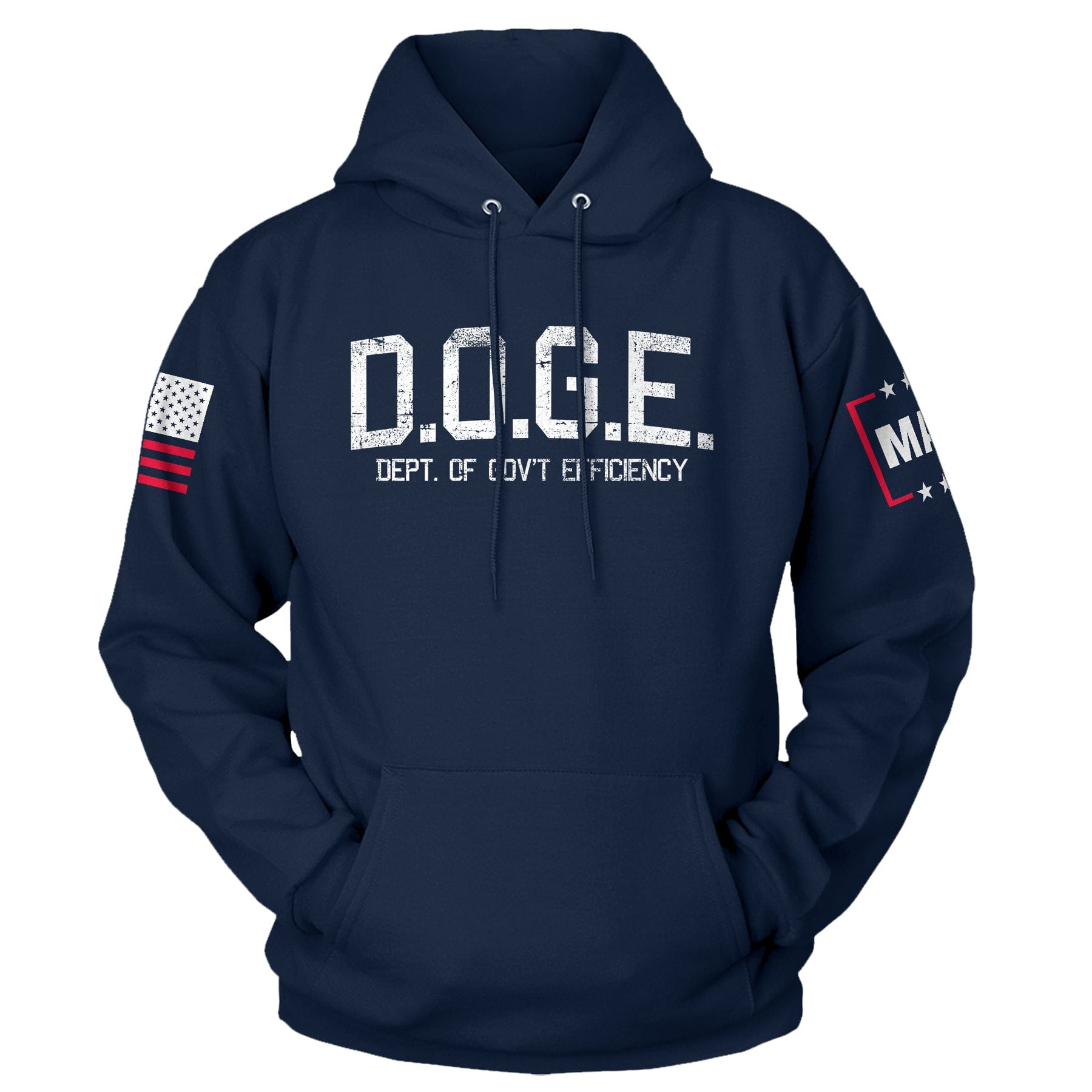 Navy / XS D.O.G.E Department Of Government Efficiency v2 Hoodie maga trump