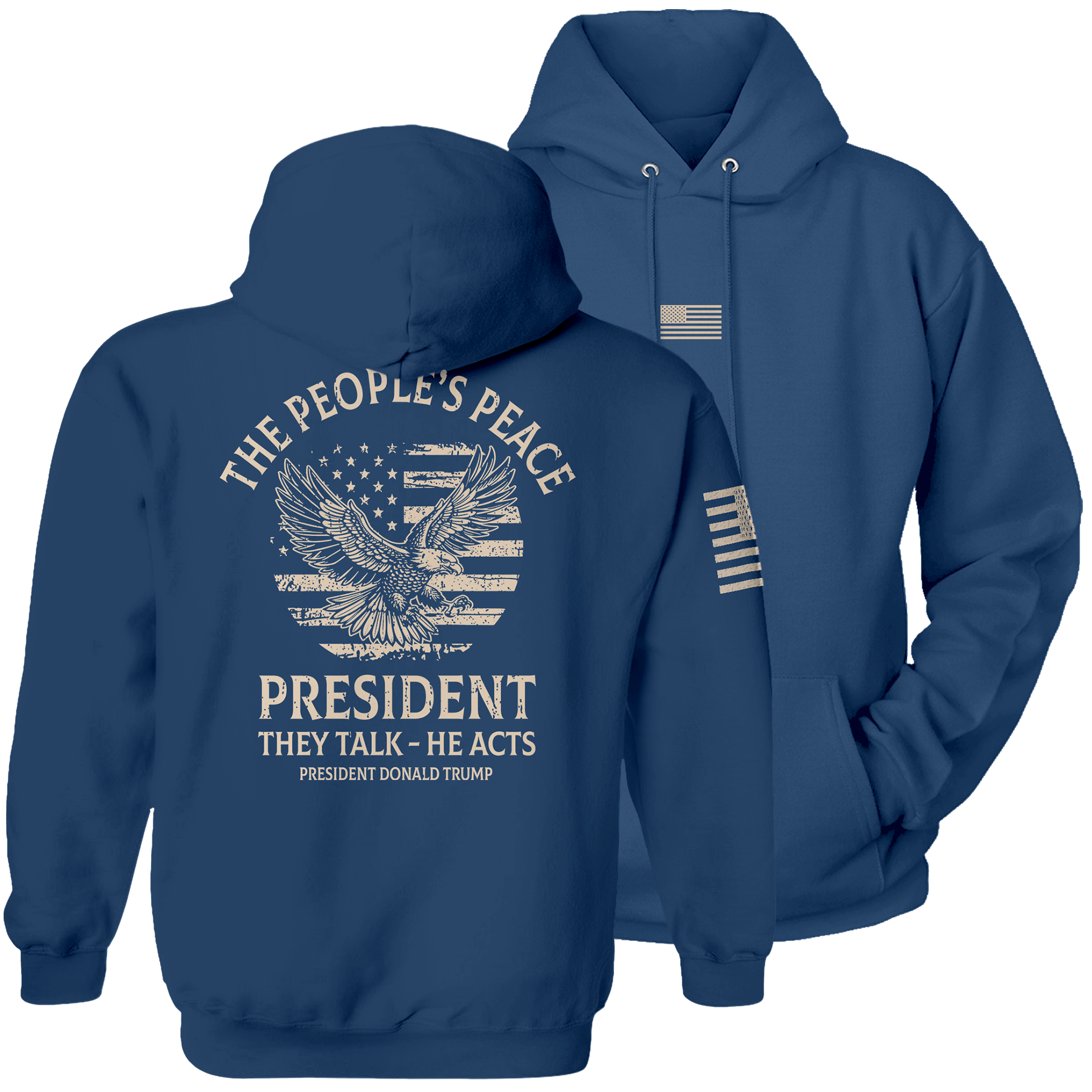 Neptune / S The People's Peace Hoodie | Fall Edition maga trump
