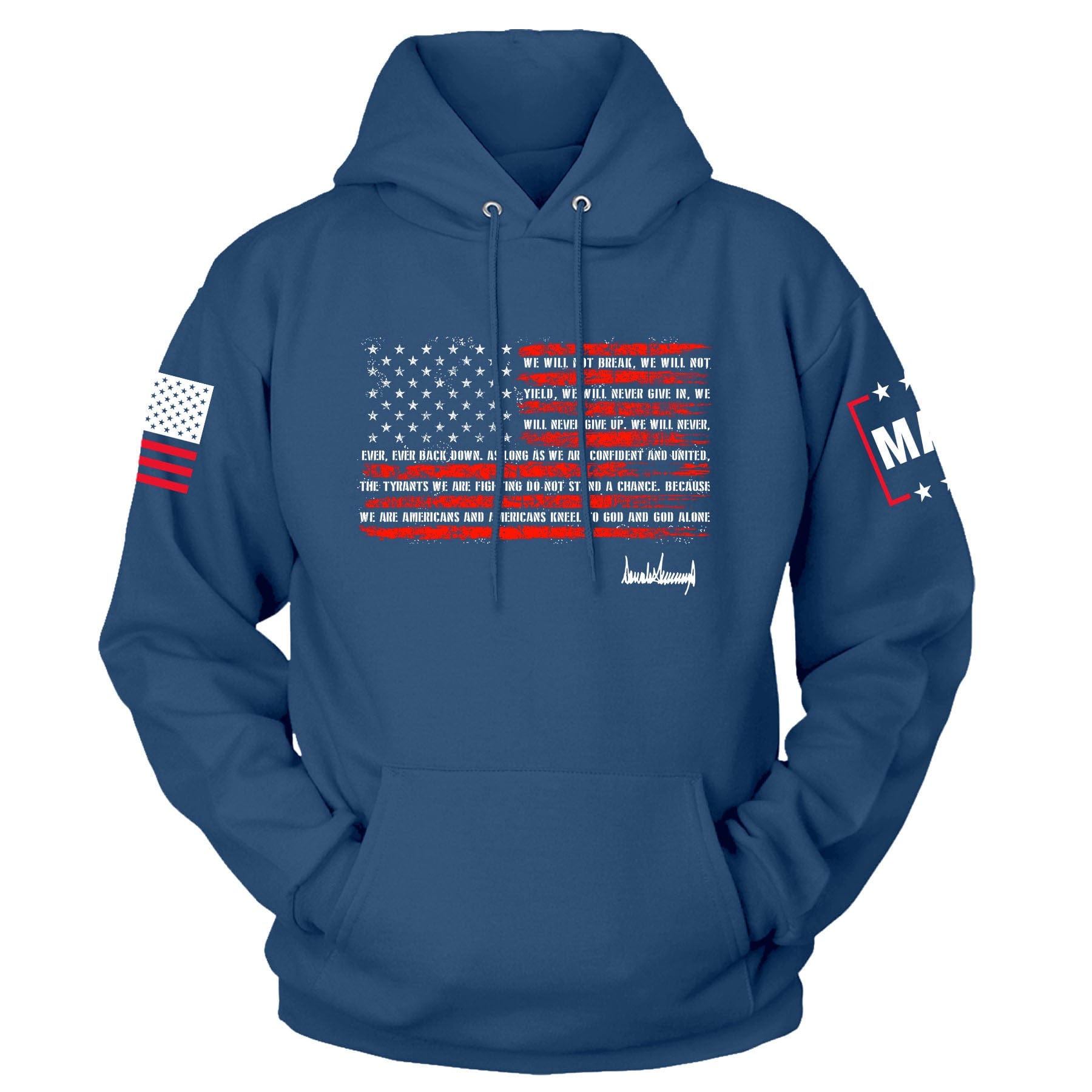 Neptune / S Trump Nation Proclamation Hoodie | Fall Edition maga trump