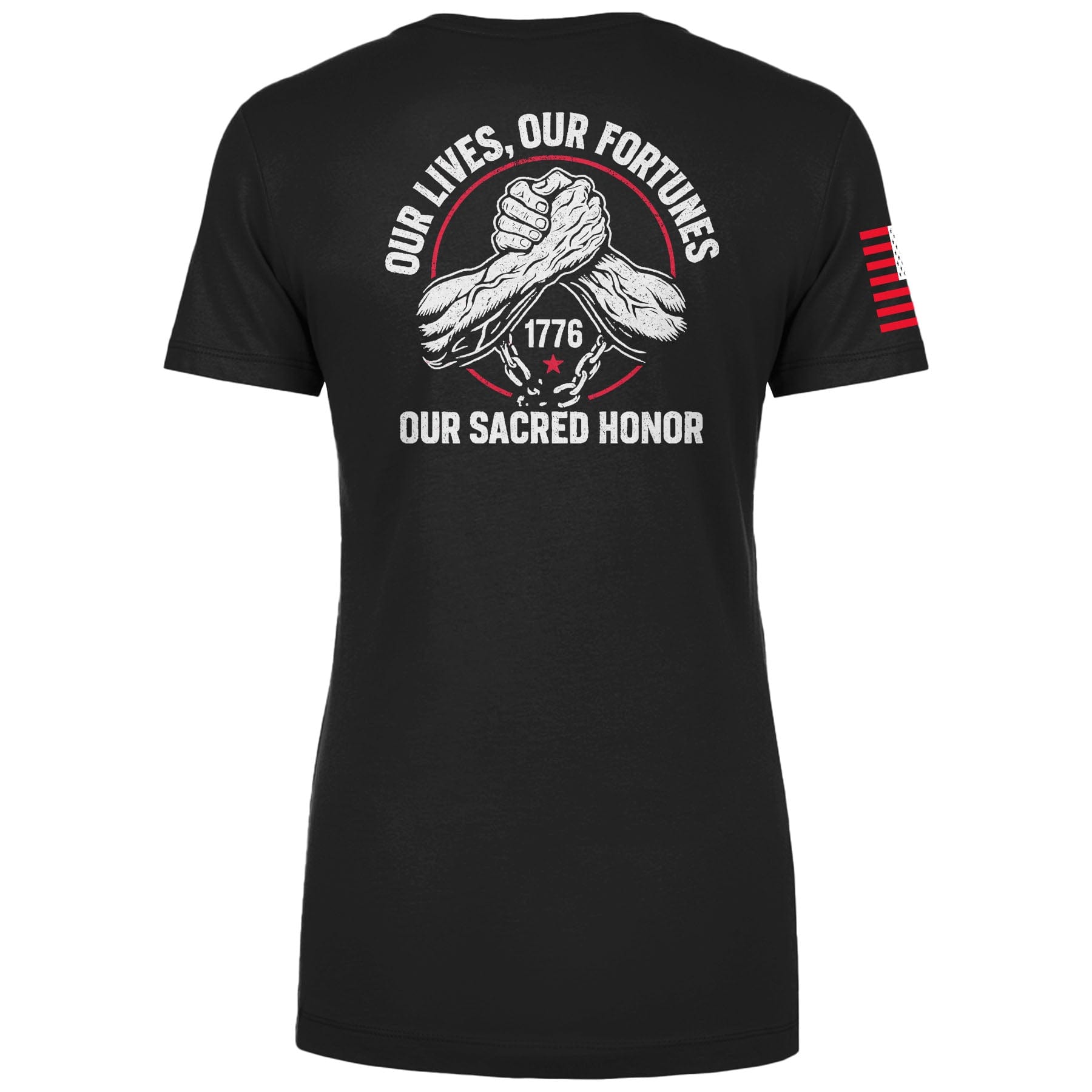 Our Lives, Our Fortunes, Our Sacred Honor Ladies Tee maga trump