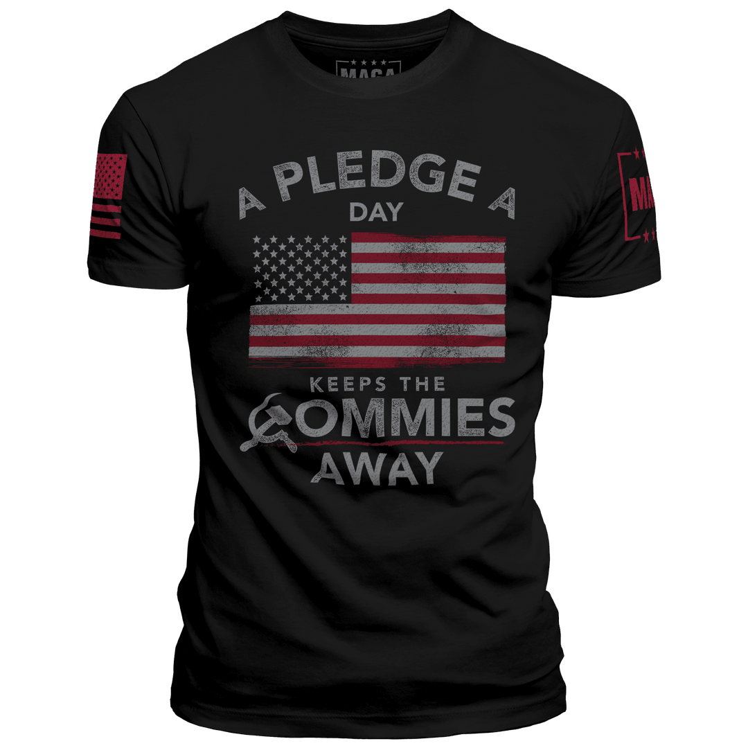 Premium Soft Shirt / Black / XS A Pledge A Day maga trump