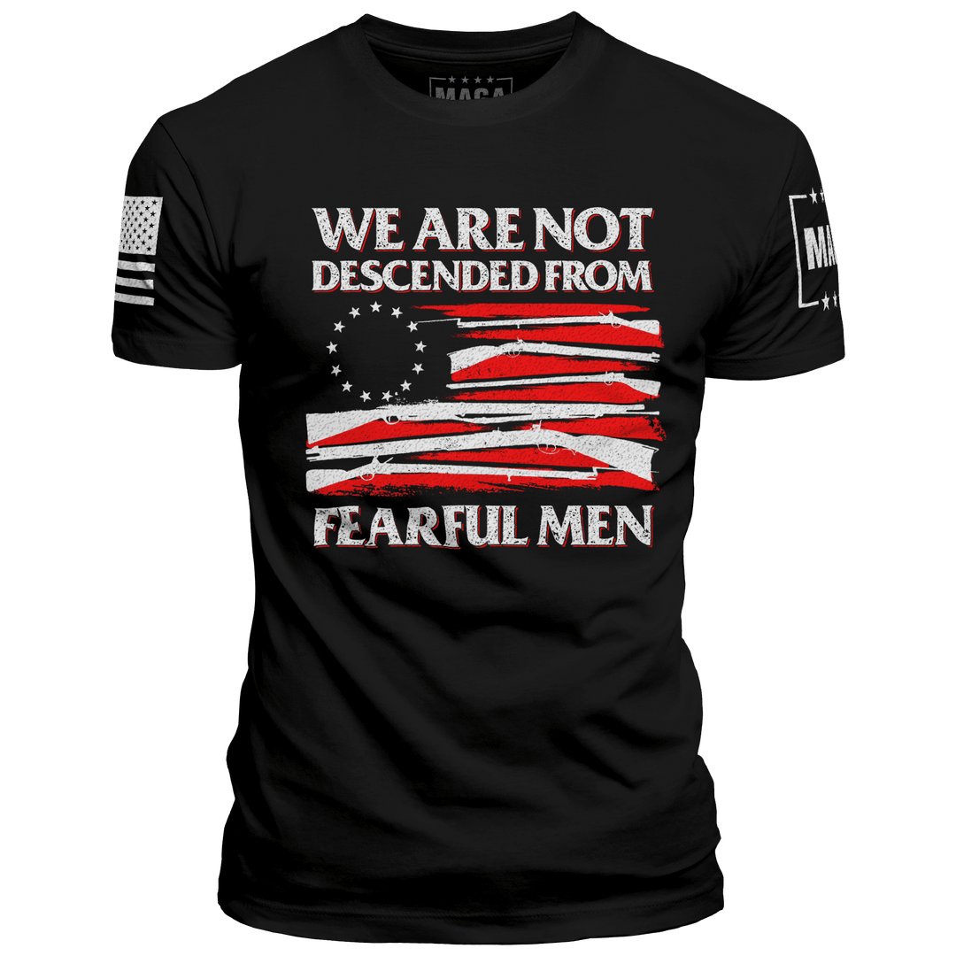 Premium Soft Shirt / Black / XS Not Descended From Fearful Men maga trump