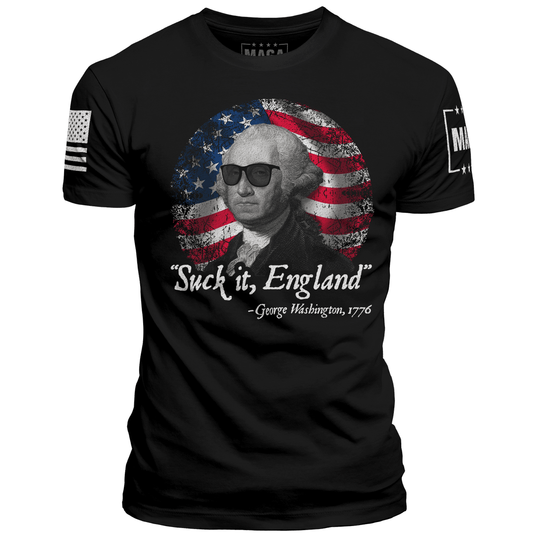 Premium Soft Shirt / Black / XS Suck It England maga trump