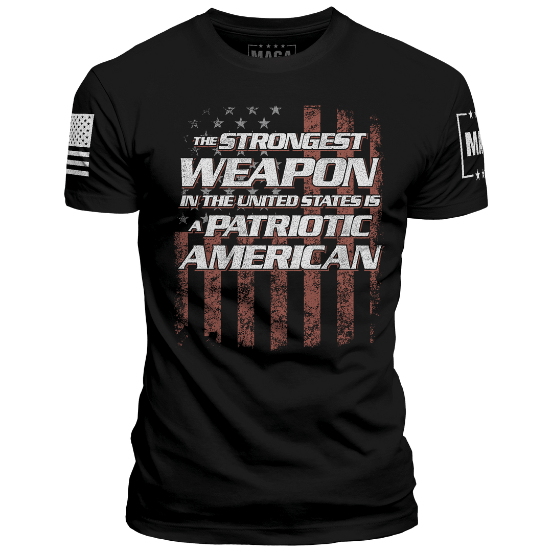 Premium Soft Shirt / Black / XS The Strongest Weapon maga trump