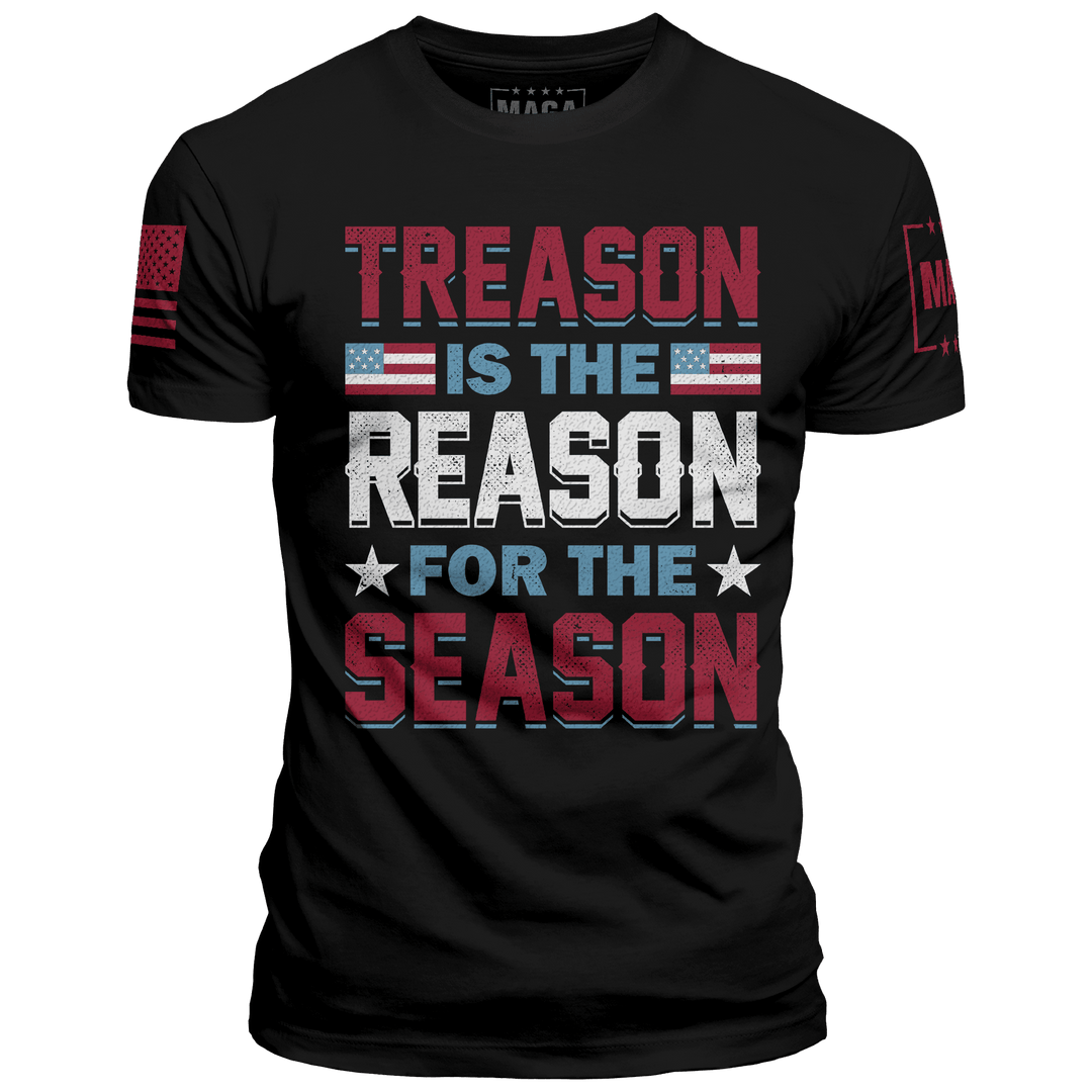 Premium Soft Shirt / Black / XS Treason Reason Season maga trump