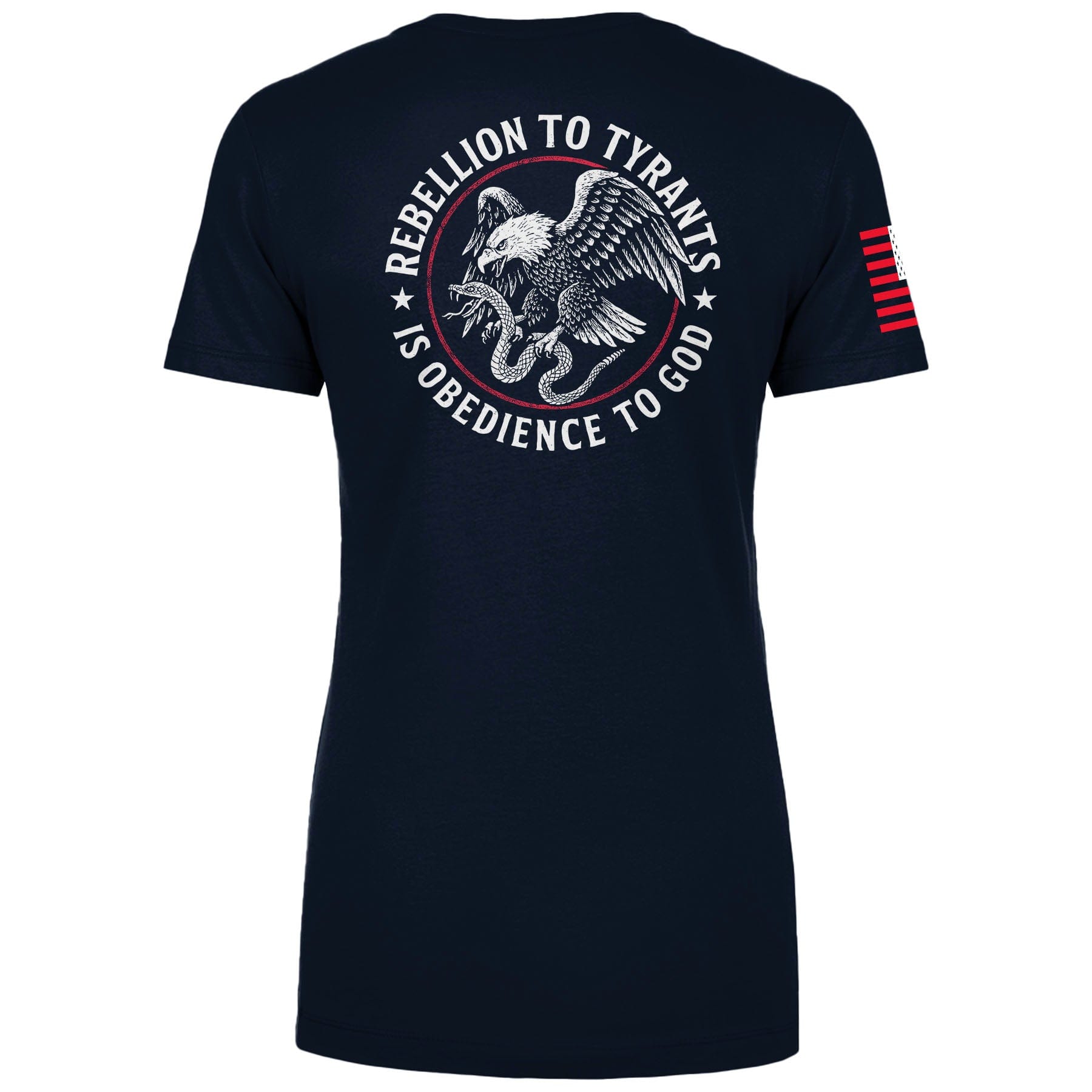 Rebellion to Tyrants Ladies Tee maga trump