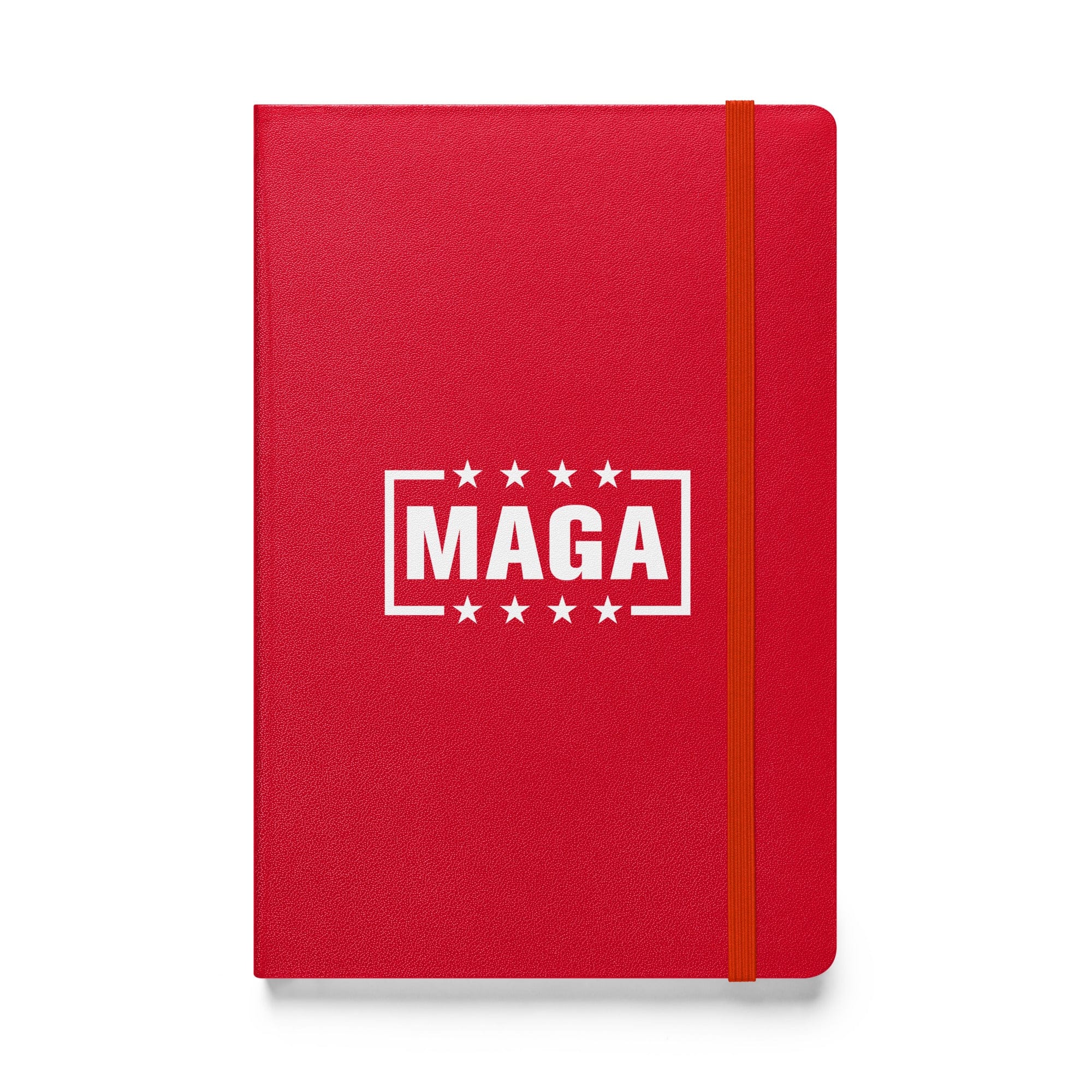 Red MAGA Logo Hardcover Journal maga trump