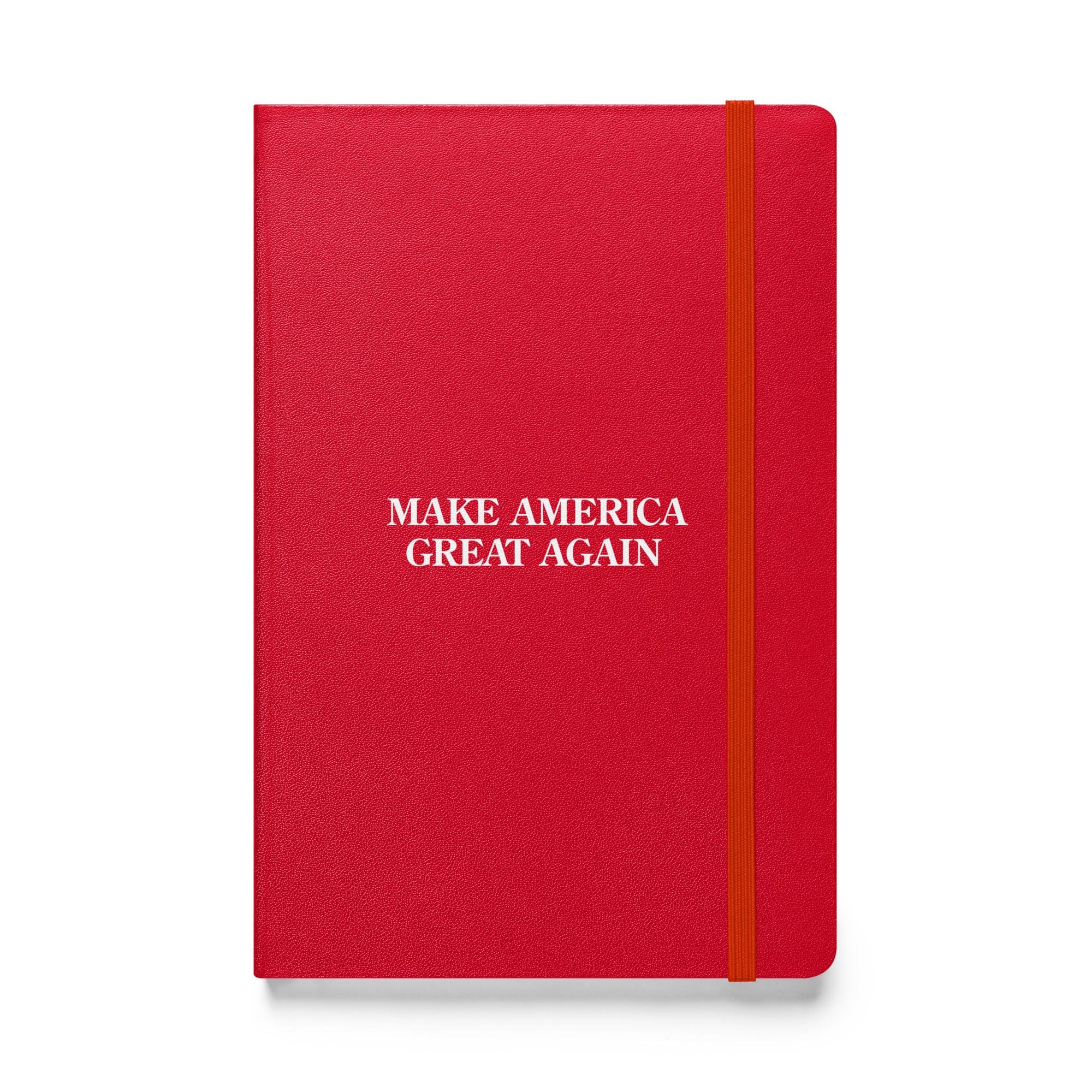 Red Make America Great Again Hardcover Journal maga trump