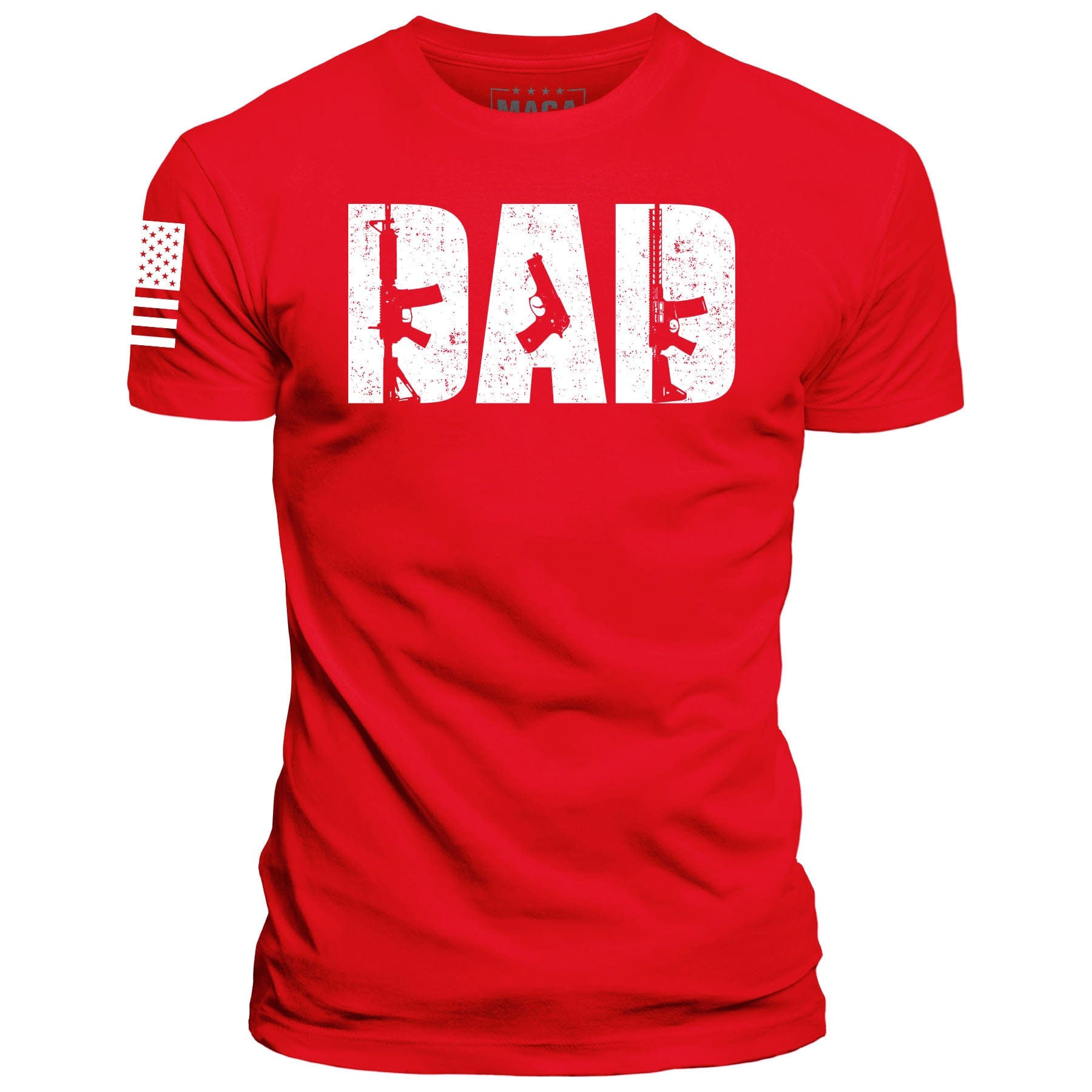 Red / S Dad Gun maga trump