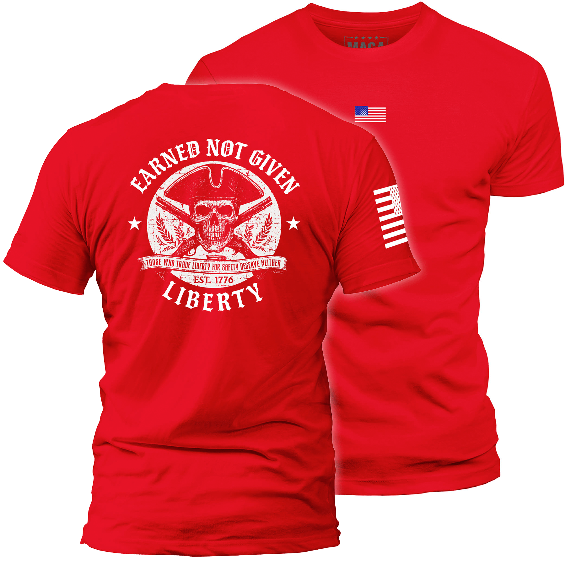 Red / S Earned Not Given maga trump