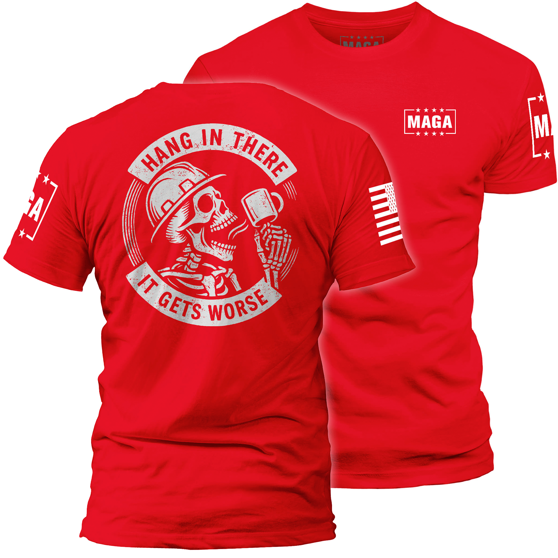 Red / S Hang in there maga trump