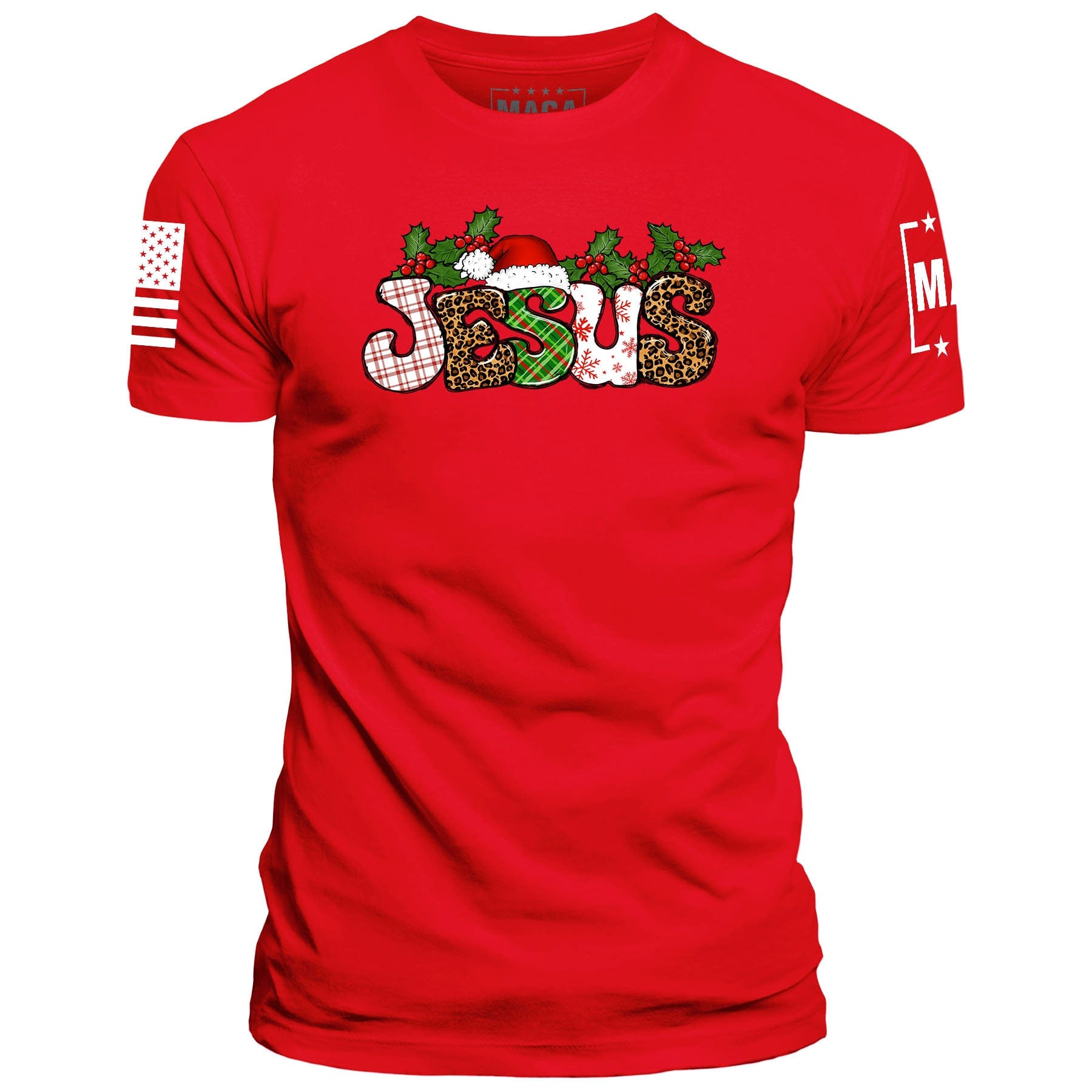 Red / S Jesus Christmas maga trump