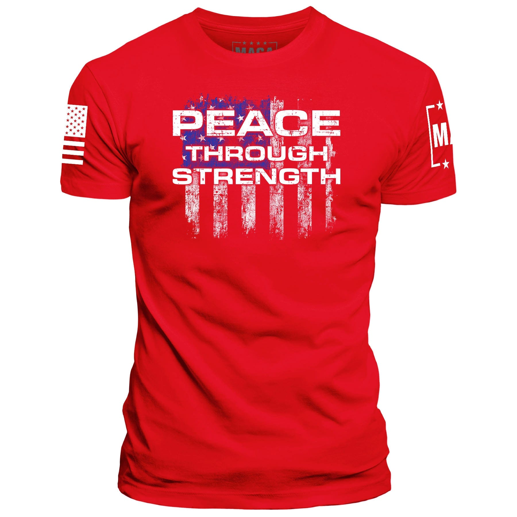 Red / S Peace through Strength v3 maga trump