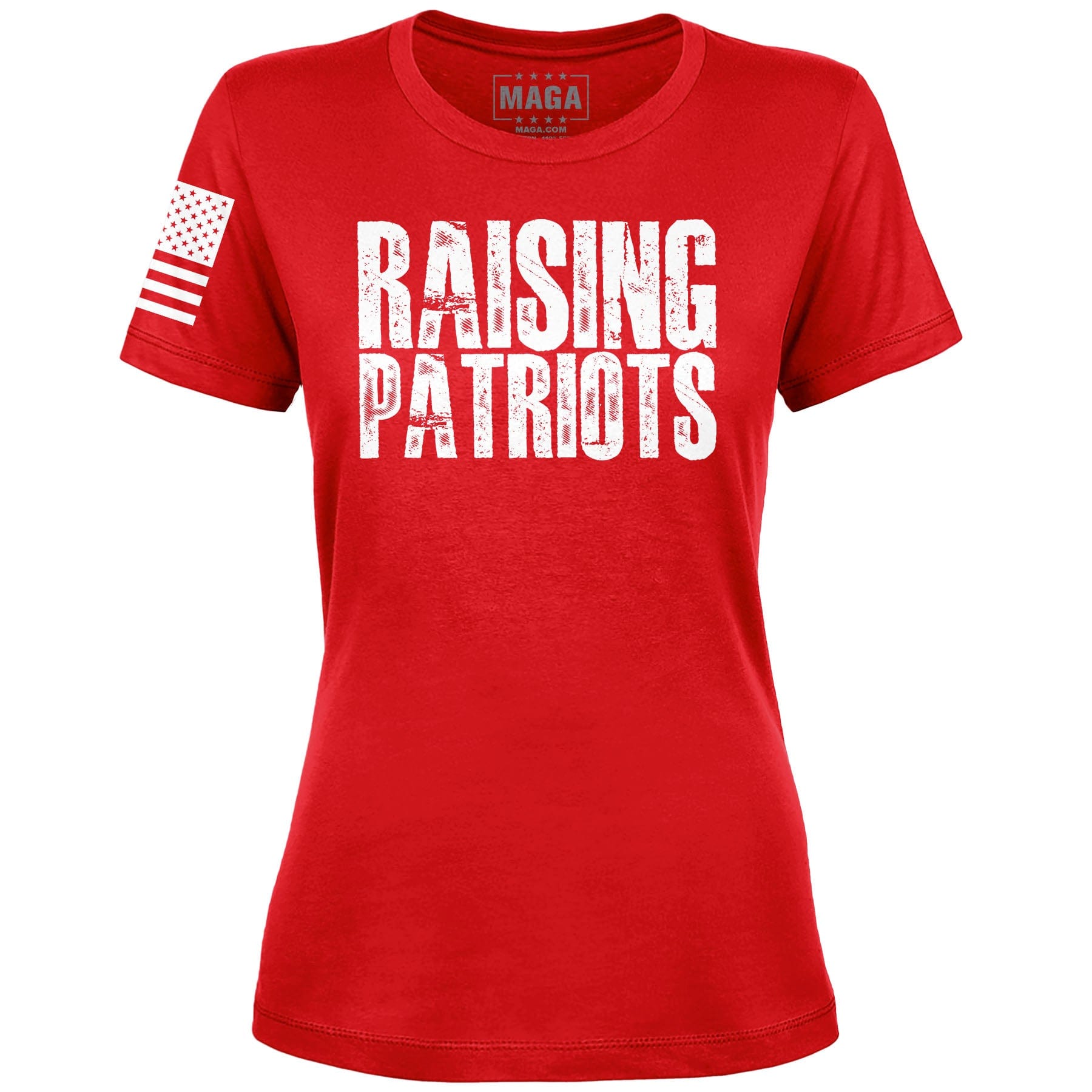 Red / S Raising Patriots Ladies Tee maga trump