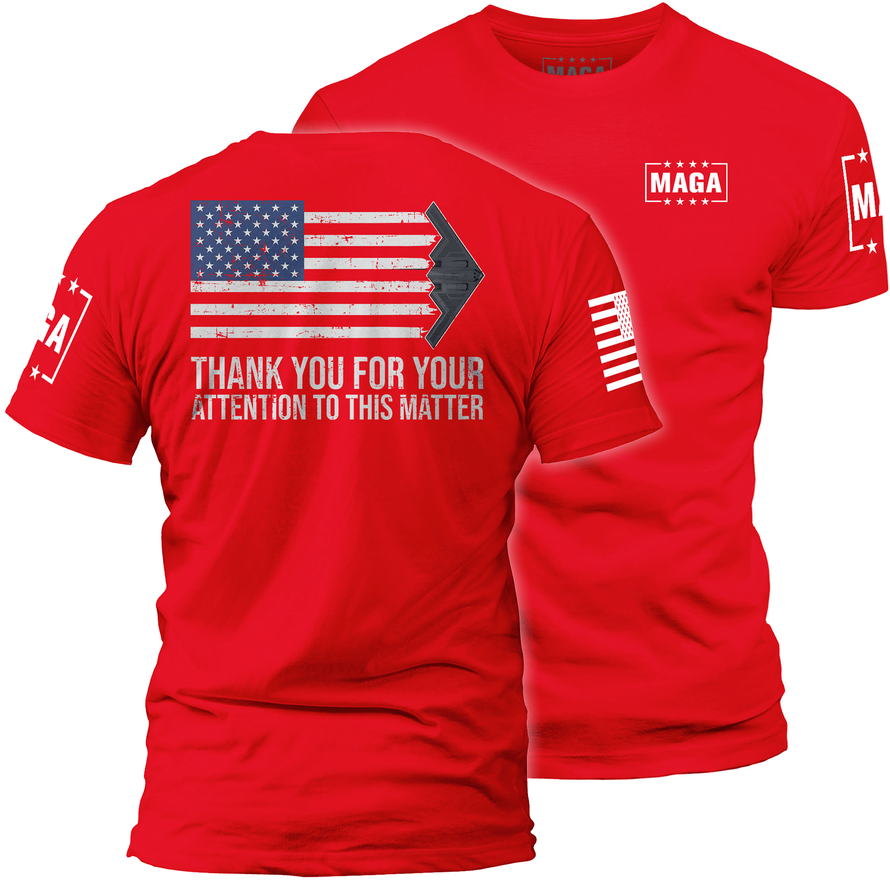 Red / S THANK YOU FOR YOUR ATTENTION TO THIS MATTER maga trump