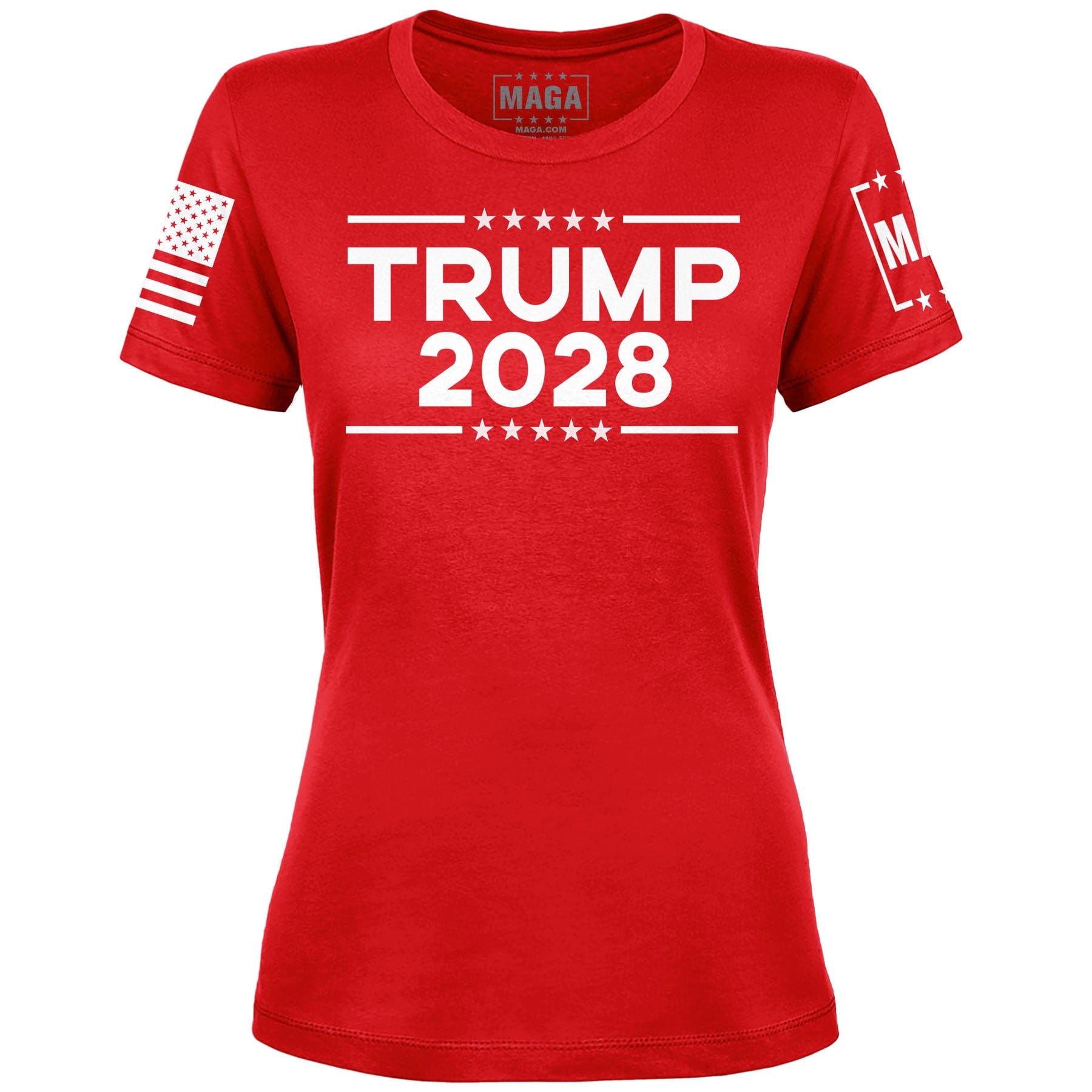 Red / S Trump 2028 Ladies Tee maga trump