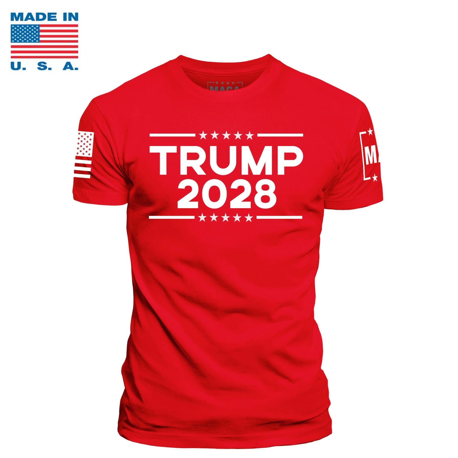 Red / S Trump 2028 Made in the USA maga trump