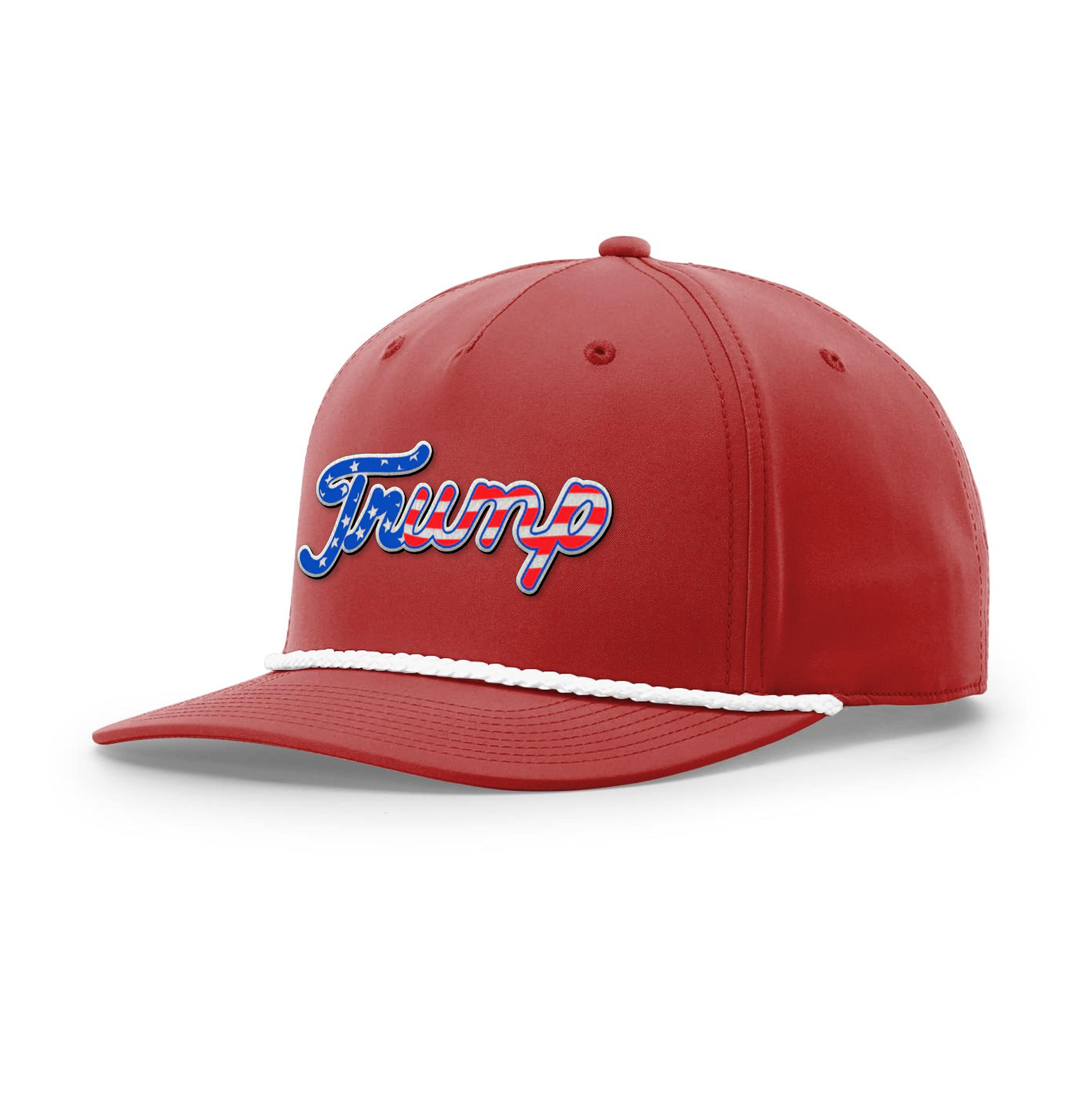 Red/White Trump The Patriot Rope Hat maga trump